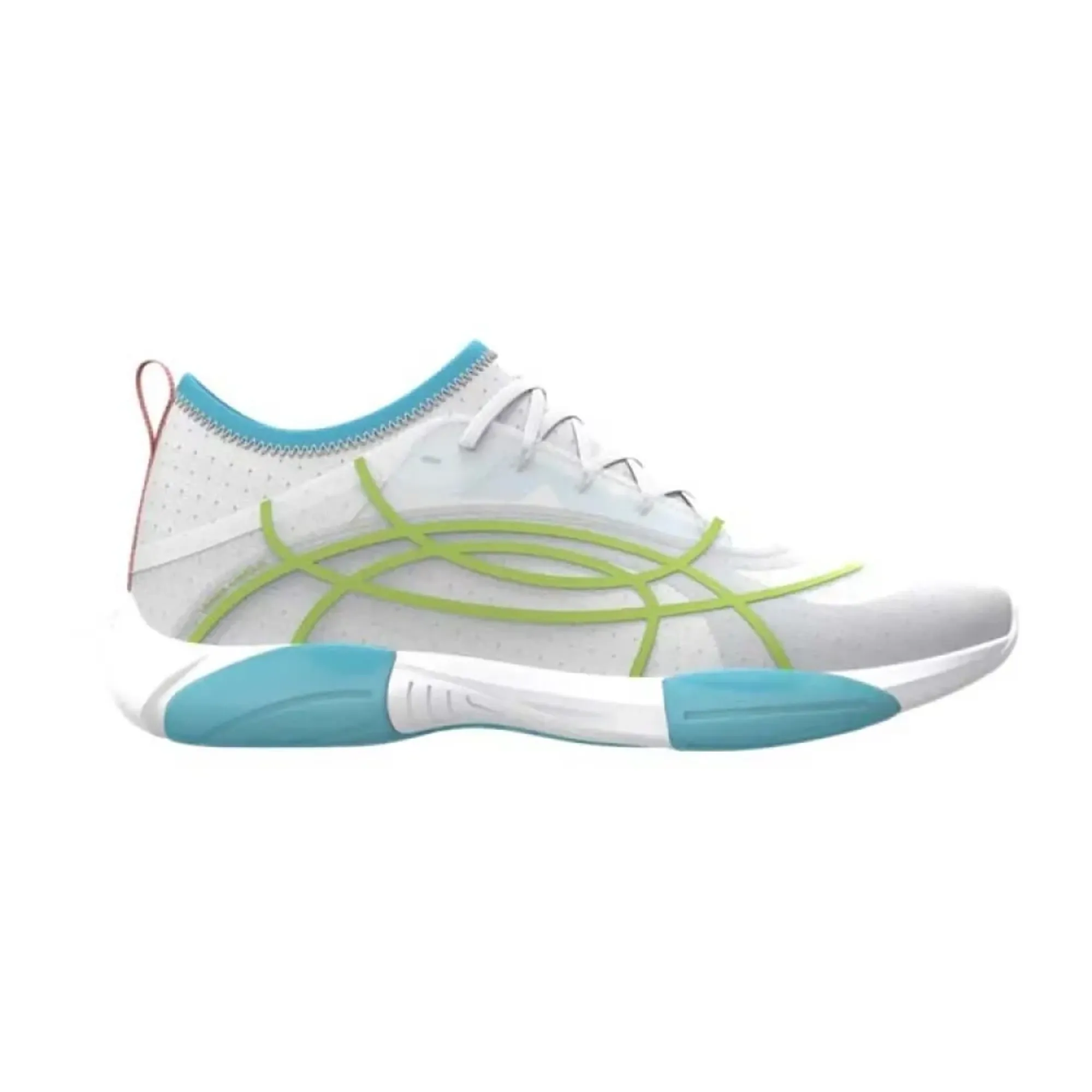 Under Armour  Sculpt Trainer Women's Training Shoes White / Fresco Blue / Lumos Lime 4