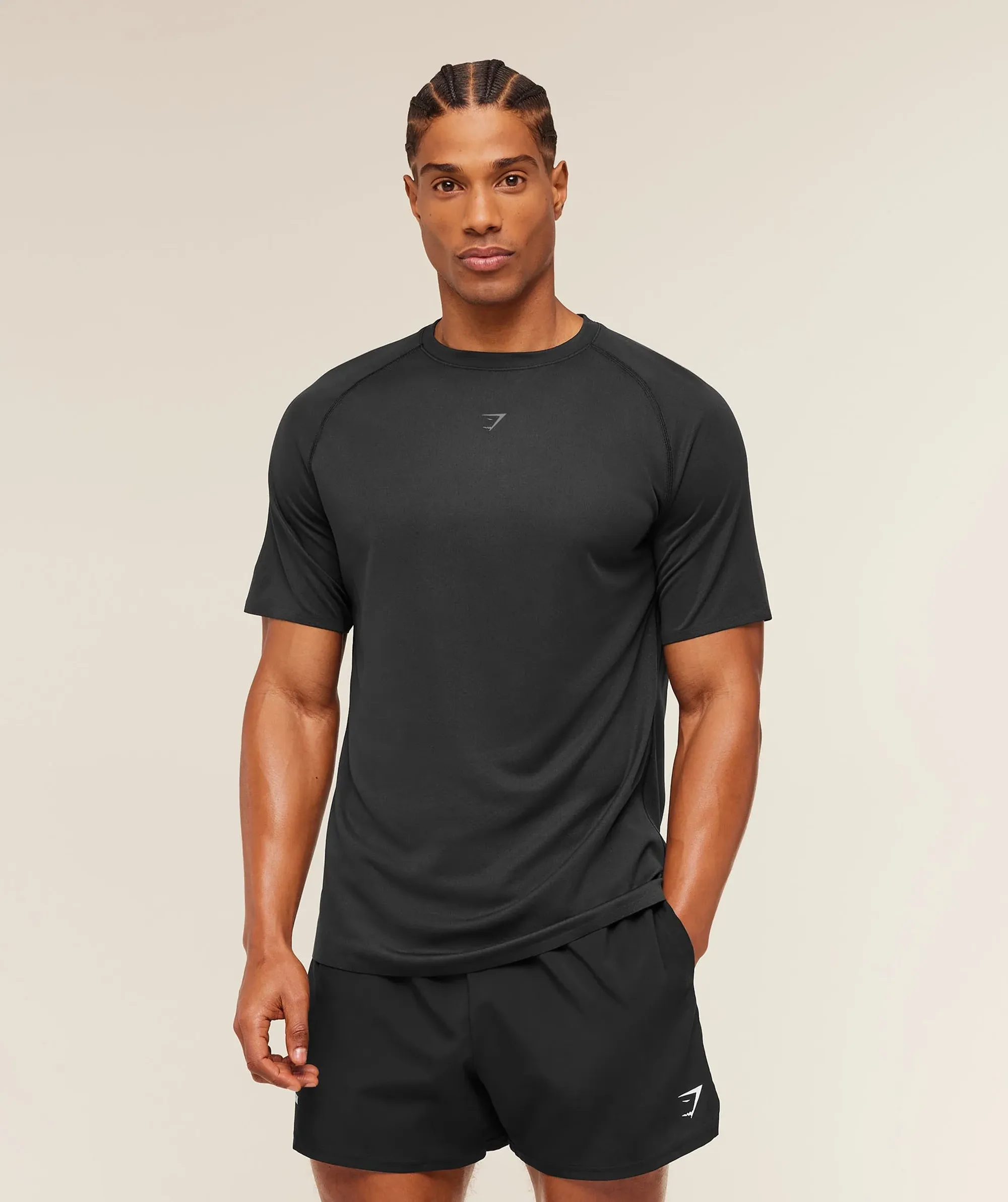 Gymshark Running T-Shirt - Black