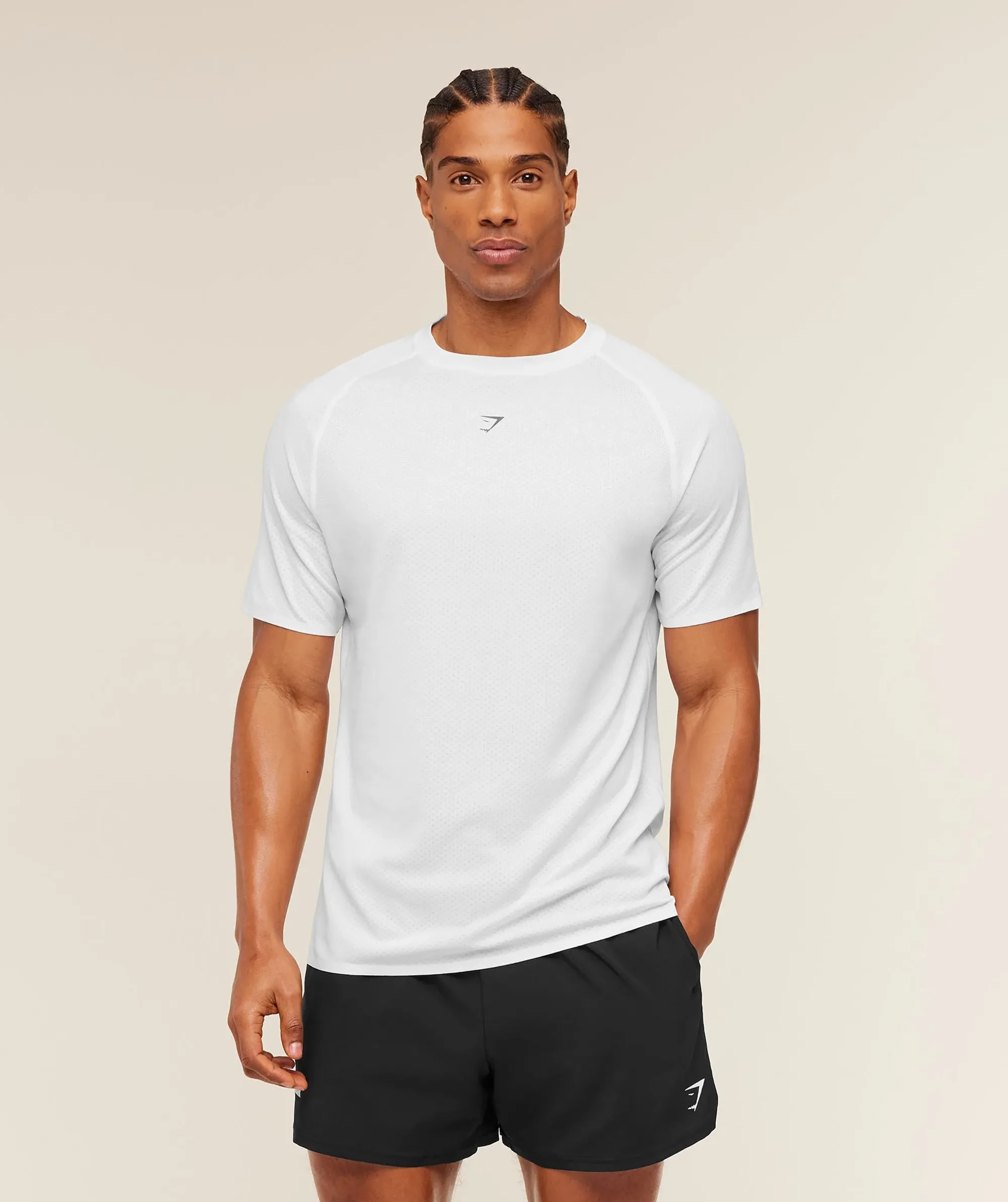 Gymshark Running T-Shirt - White