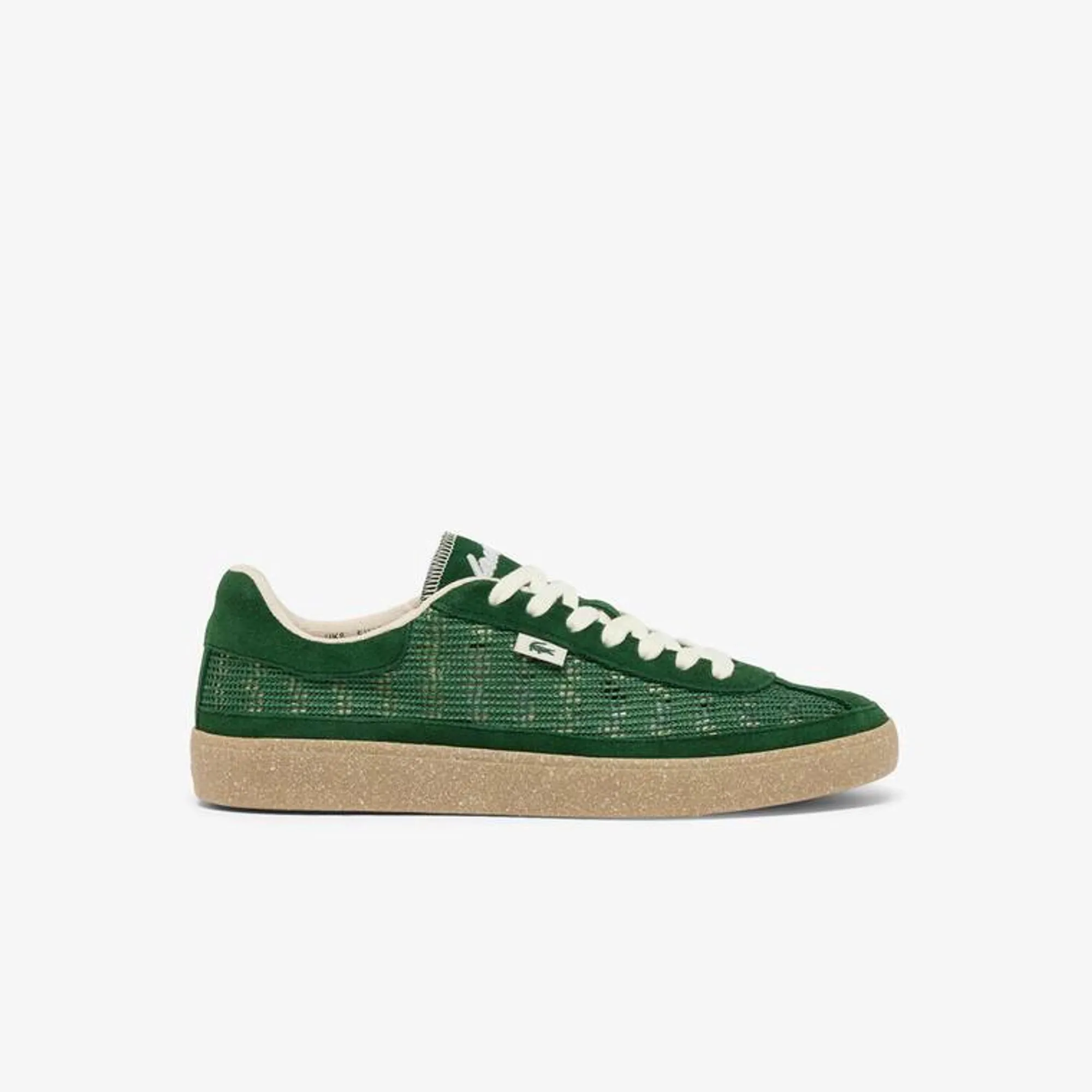 Lacoste Men's Baseshot Lite Sneakers - Dark Green / Light Tan