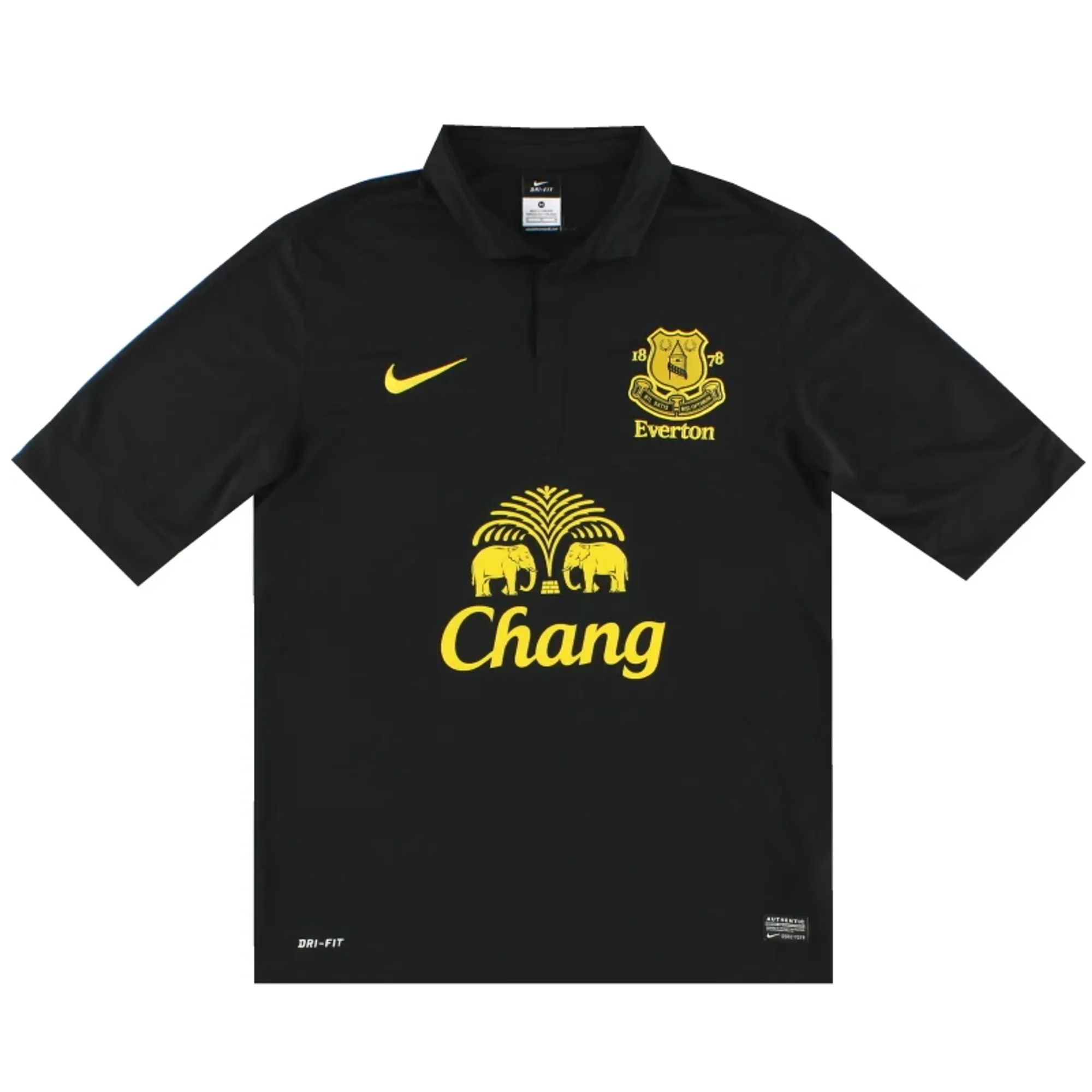 2012-13 Everton Nike Away Shirt XL - Everton / Excellent 