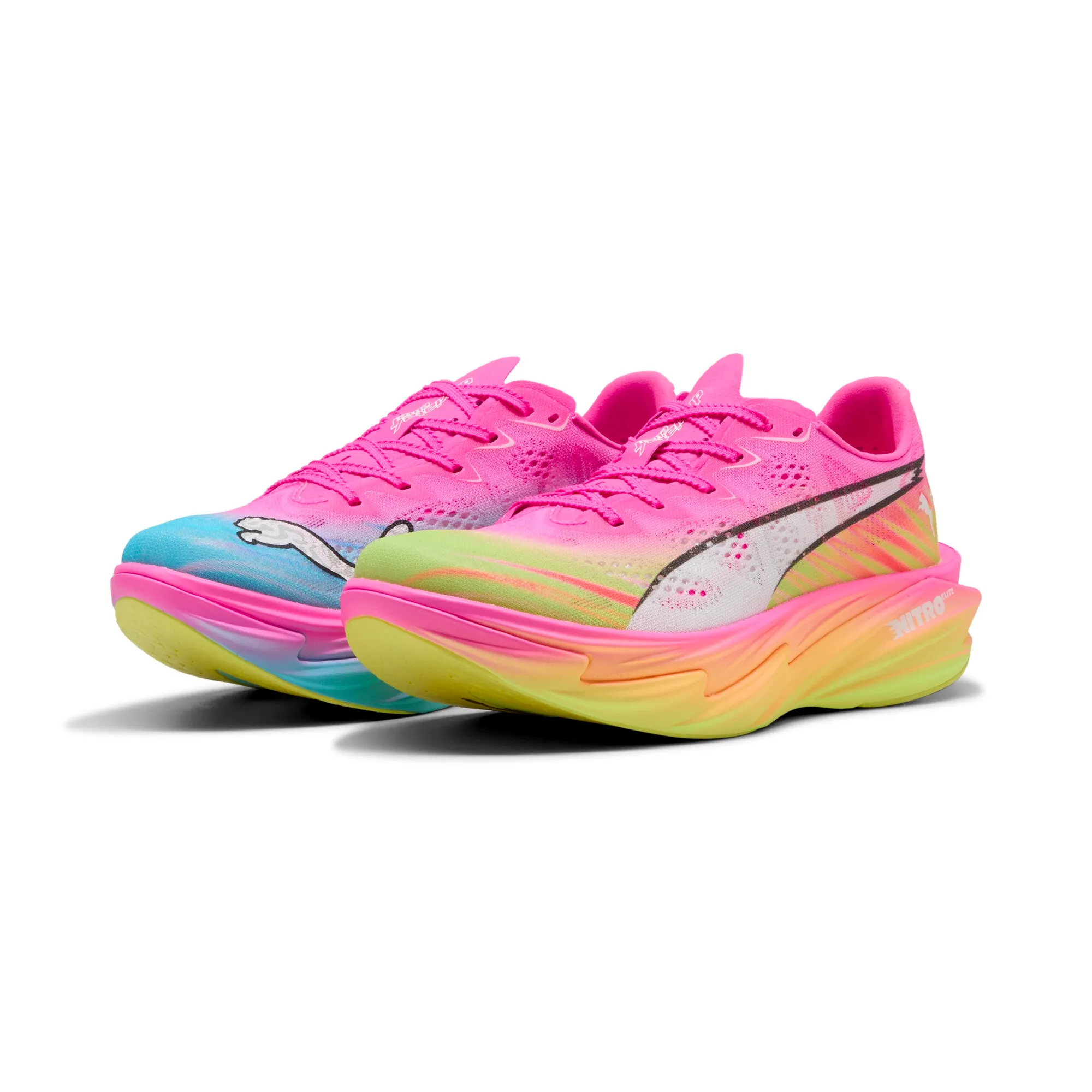 PUMA Deviate NITRO Elite 4 Running Shoes Women in Pink | Size 3