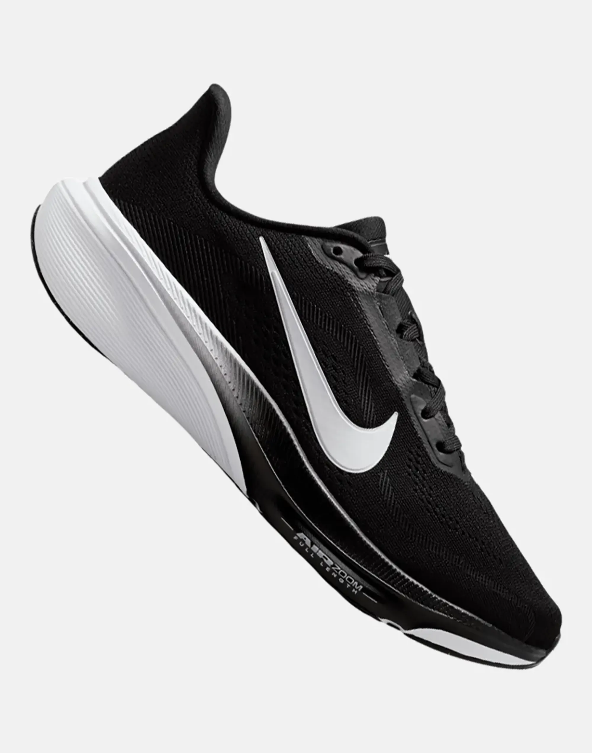Women's Nike Air Zoom Pegasus 42 Running Shoes in Black/White 