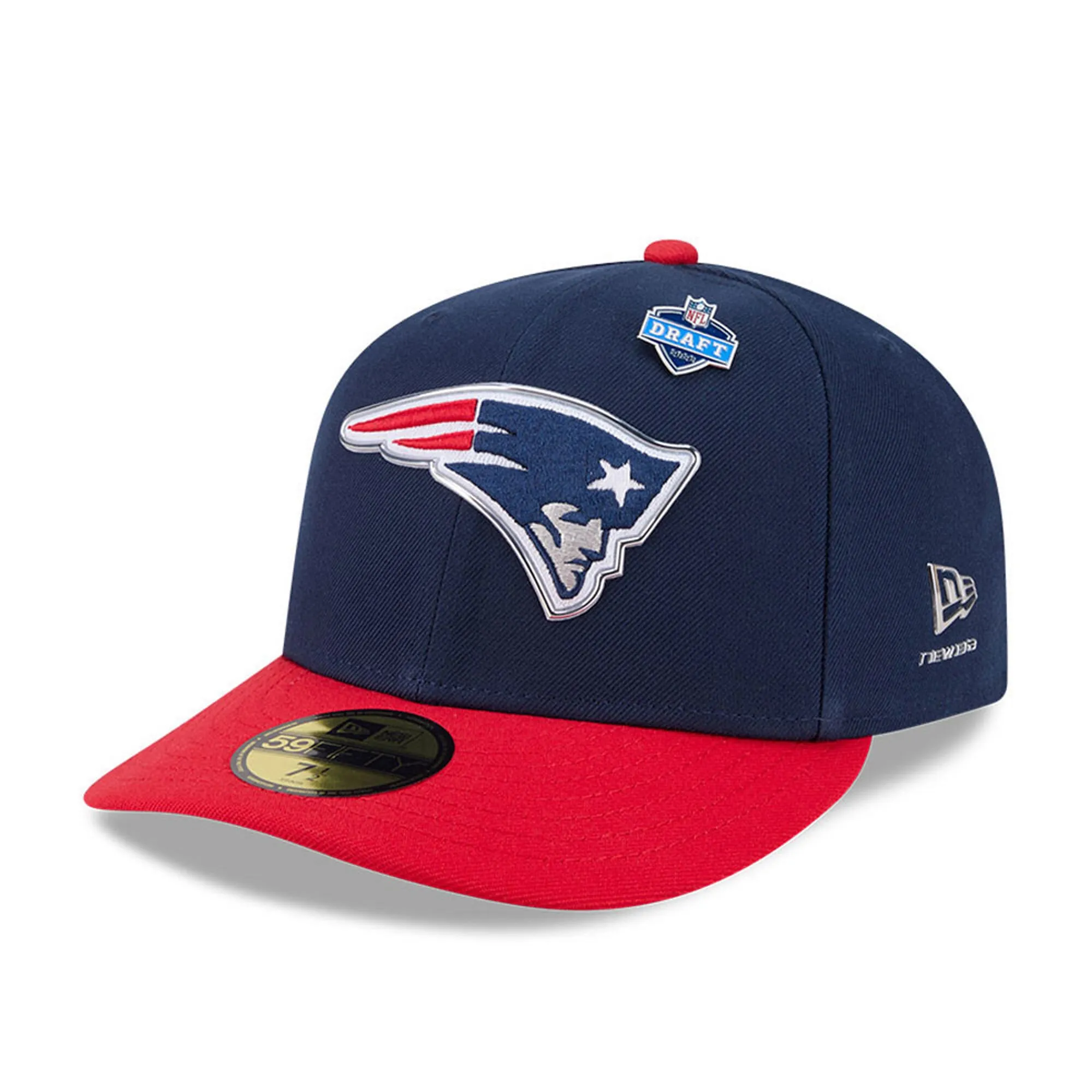New England Patriots NFL Draft 2026 Dark Blue 59FIFTY Fitted Cap New Era Cap adult unisex