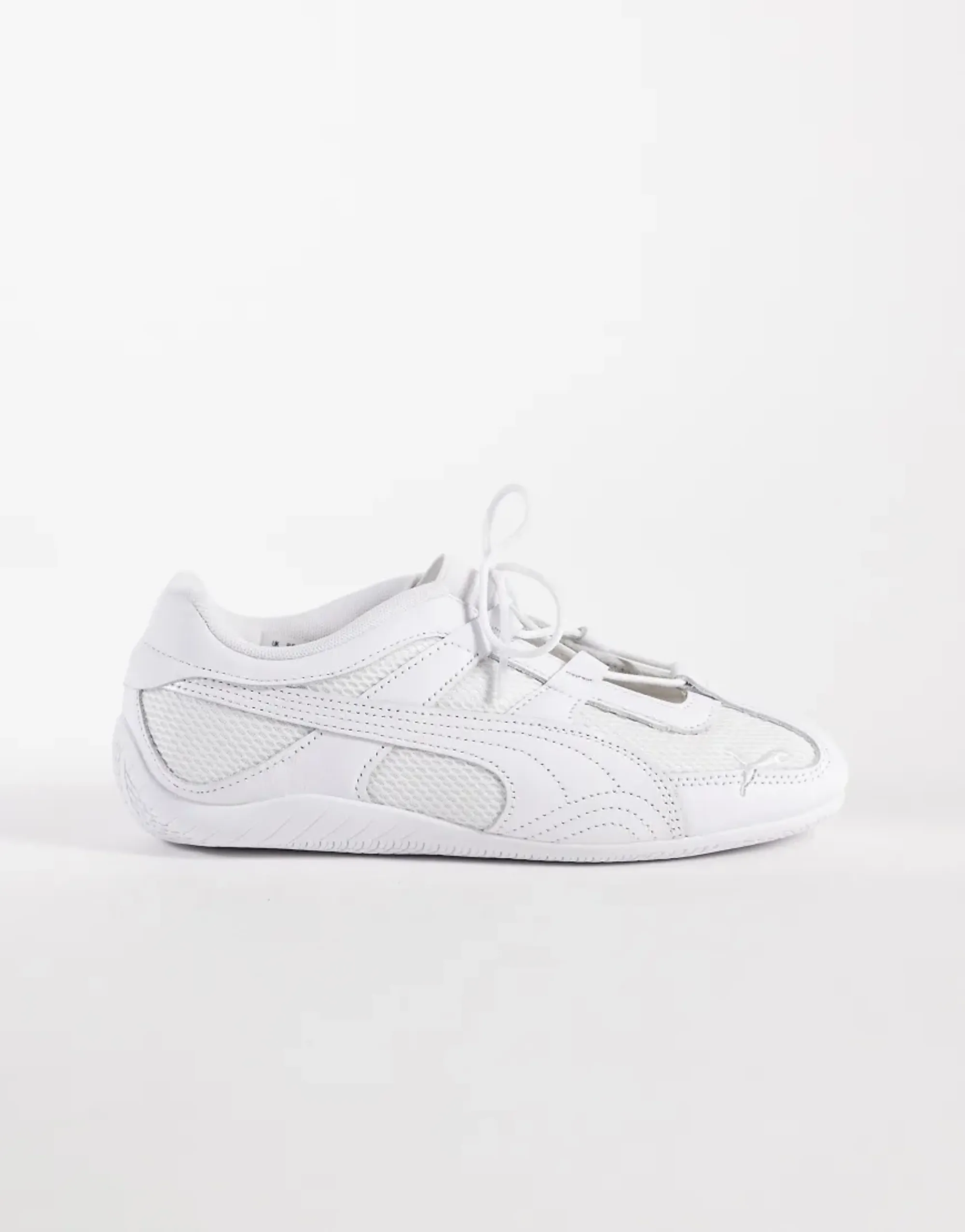 Puma Speedcat Go Mary Jane Trainers In White Metallic