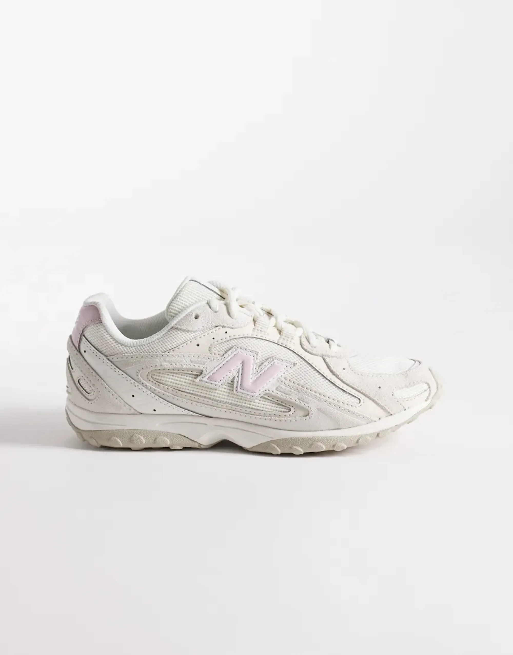 New Balance Unisex 204L in White/Pink Leather