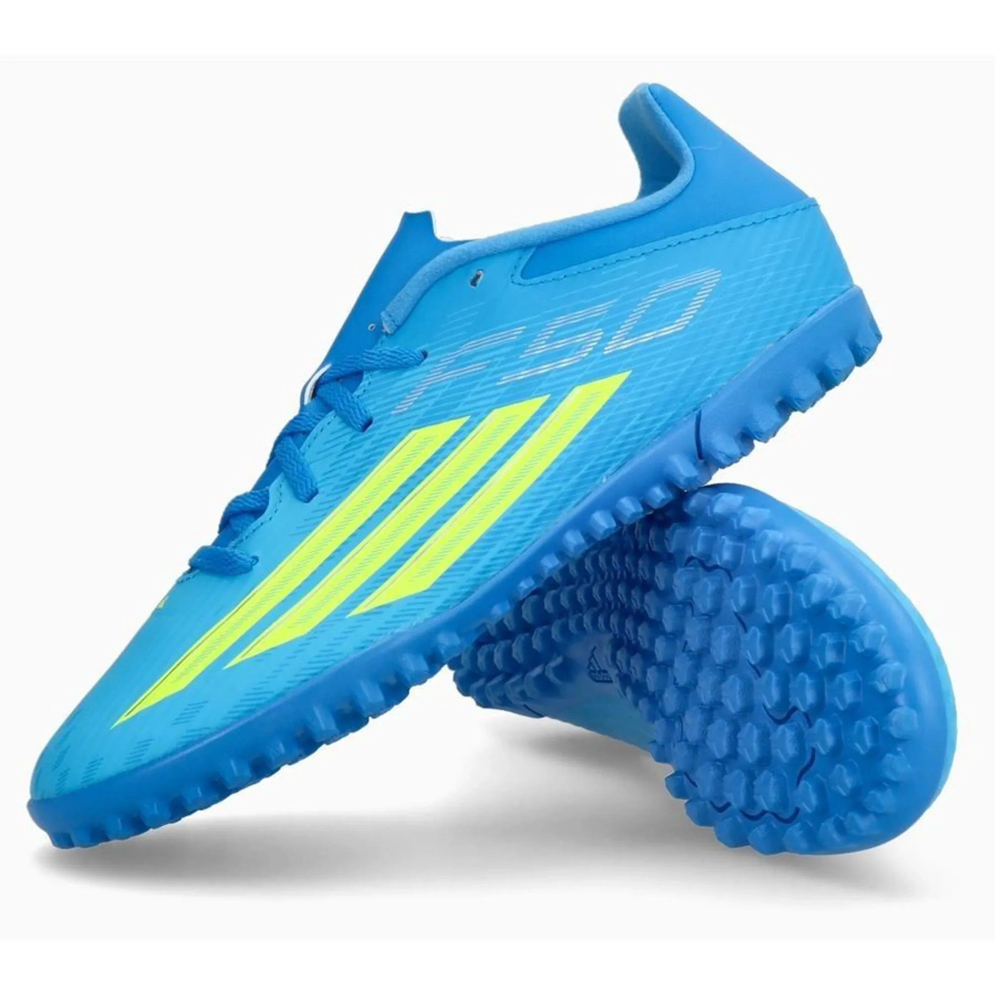 Adidas F50 Club Tf Ice Cold Precision - Lucid Ray Blue/Solar Yellow/Light Utility Aqua - ['Blue']