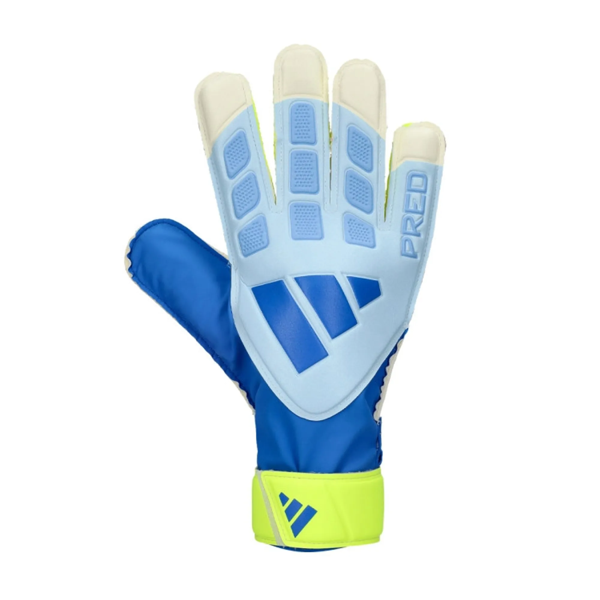adidas Predator Training GK Gloves Crystal Sky Ray Blue Solar Yellow