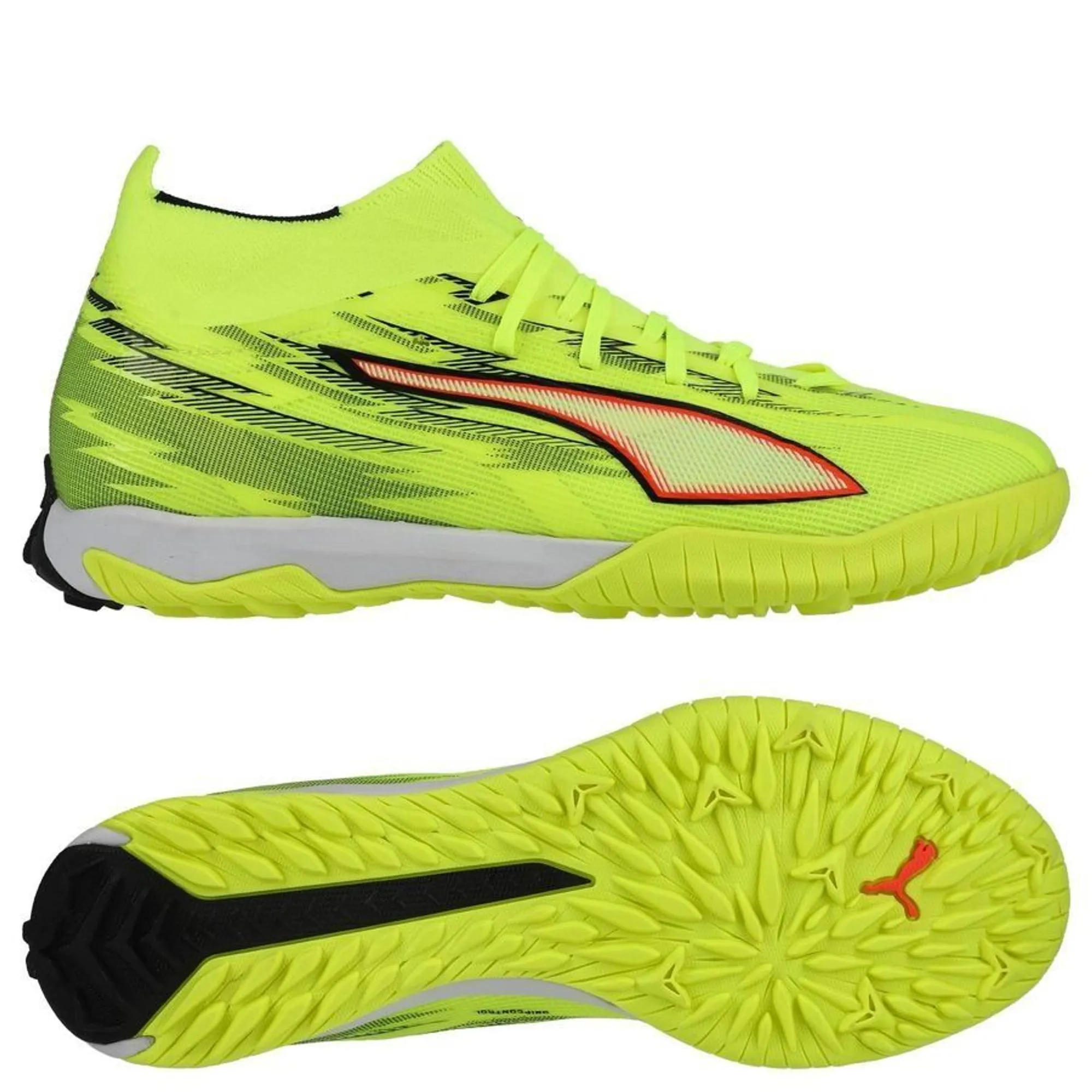 Puma Ultra 6 Match + Tt Unleashed - Yellow Alert/Puma Black/Glowing Red/Lime Squeeze - ['Yellow']