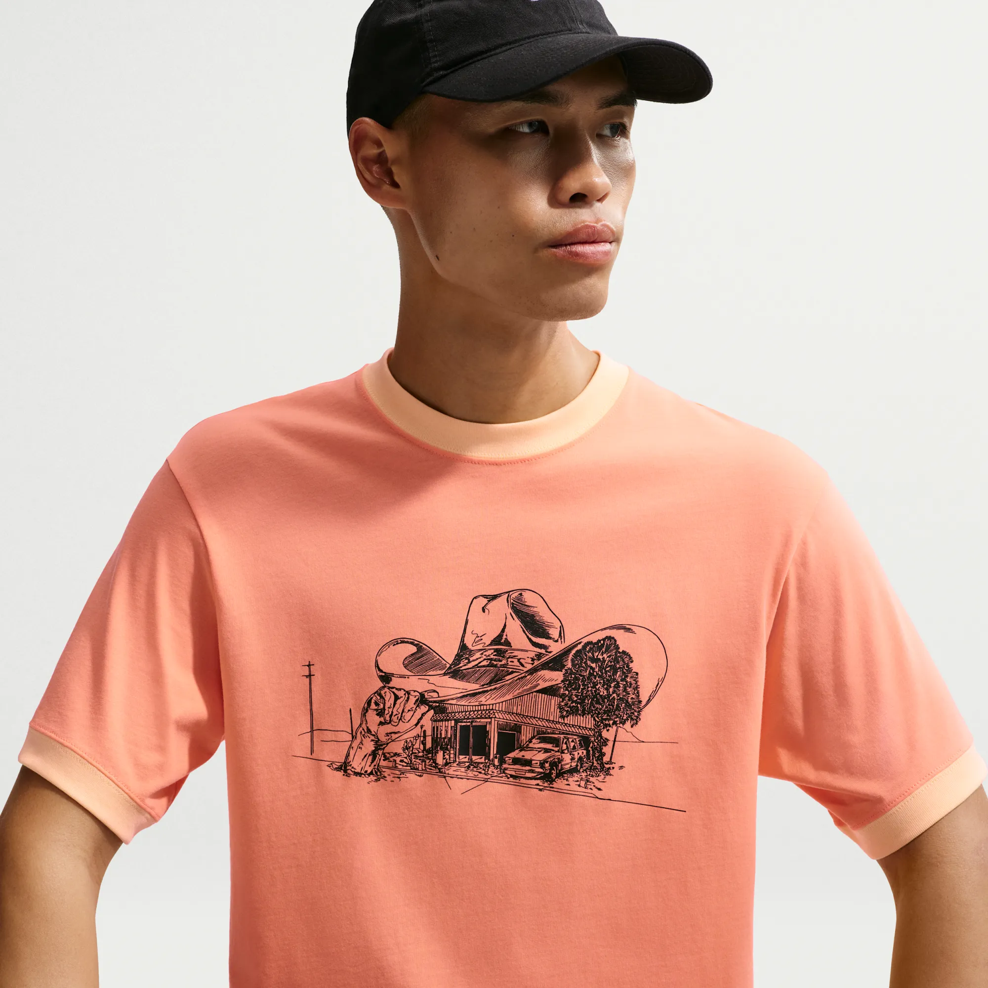 Nike SB Short-Sleeve Skate Top - Orange