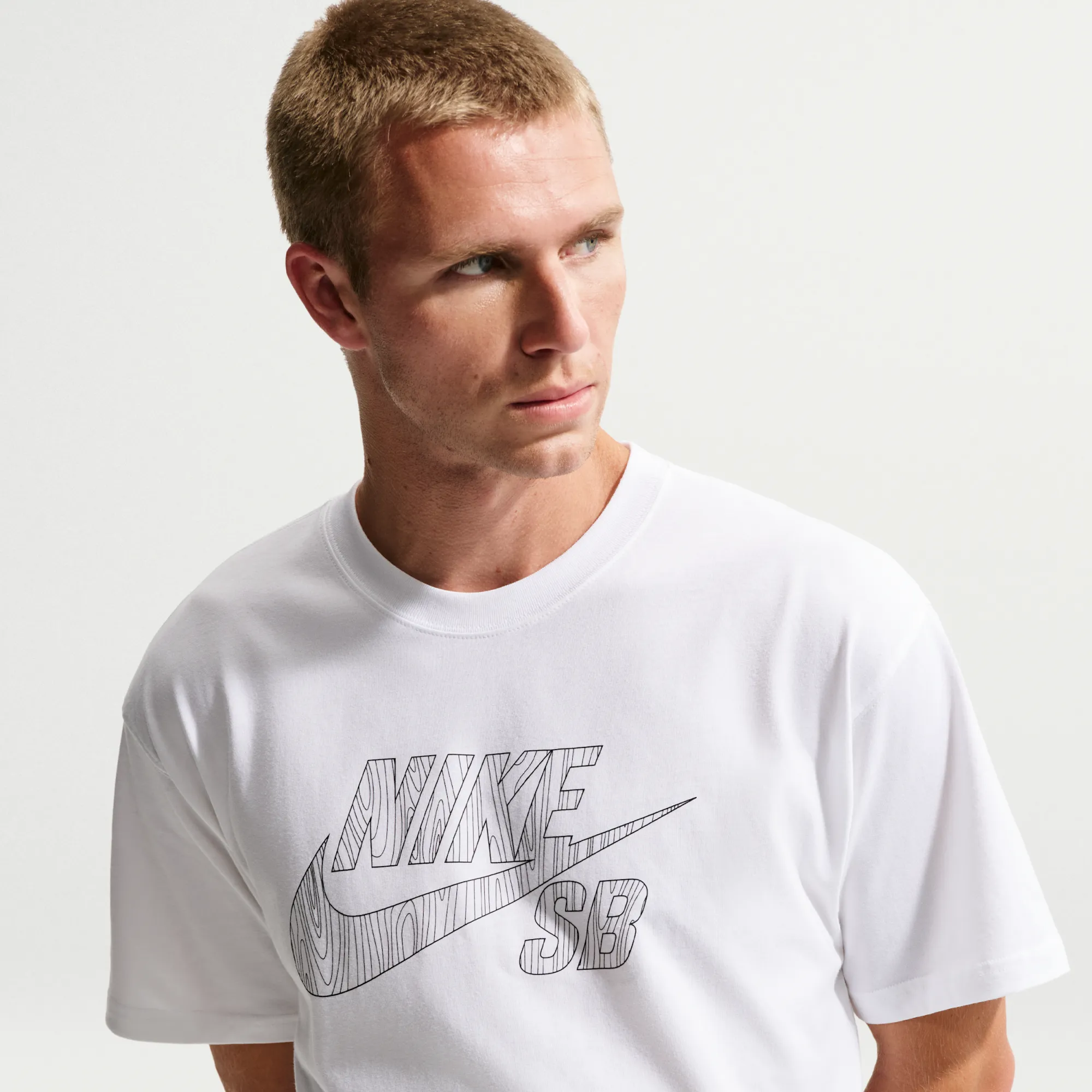 Nike SB Skate T-Shirt - White - Cotton
