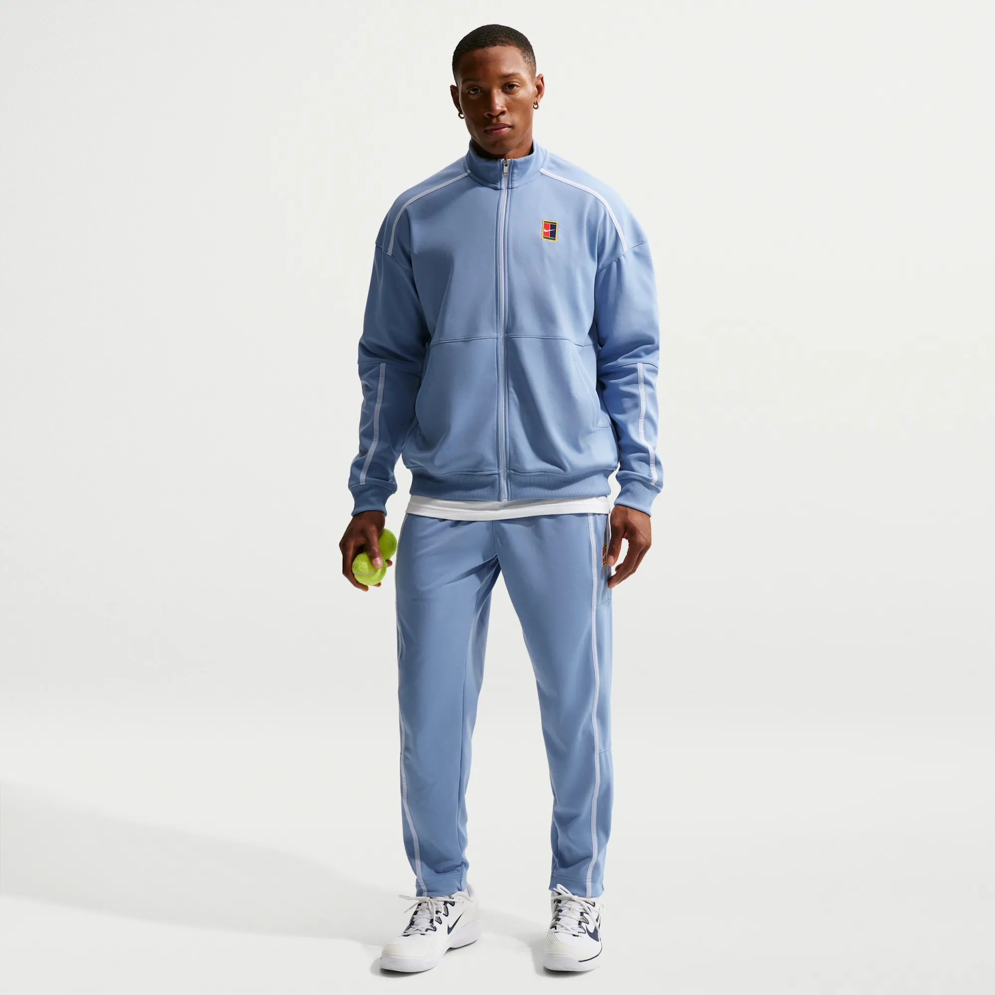 NikeCourt Heritage Men's Tennis Trousers - Blue - Polyester