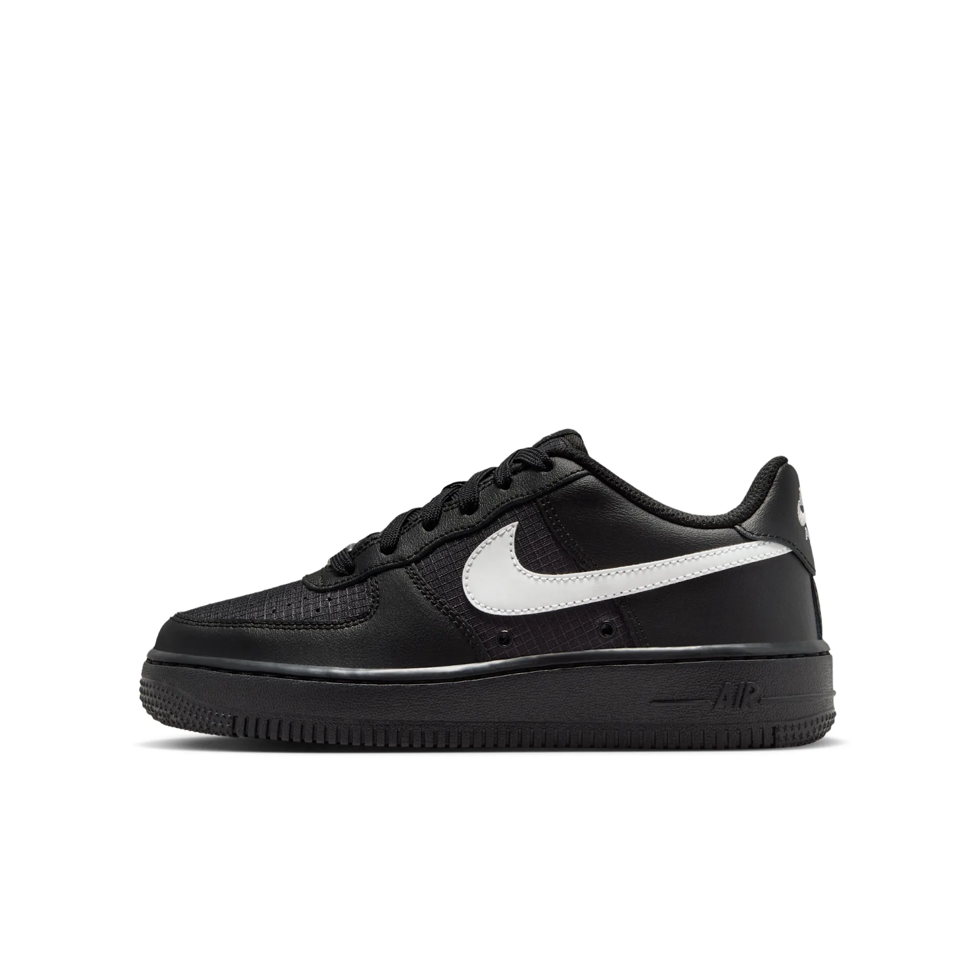 Nike Air Force 1 Tech Older Kids' Shoes - Black