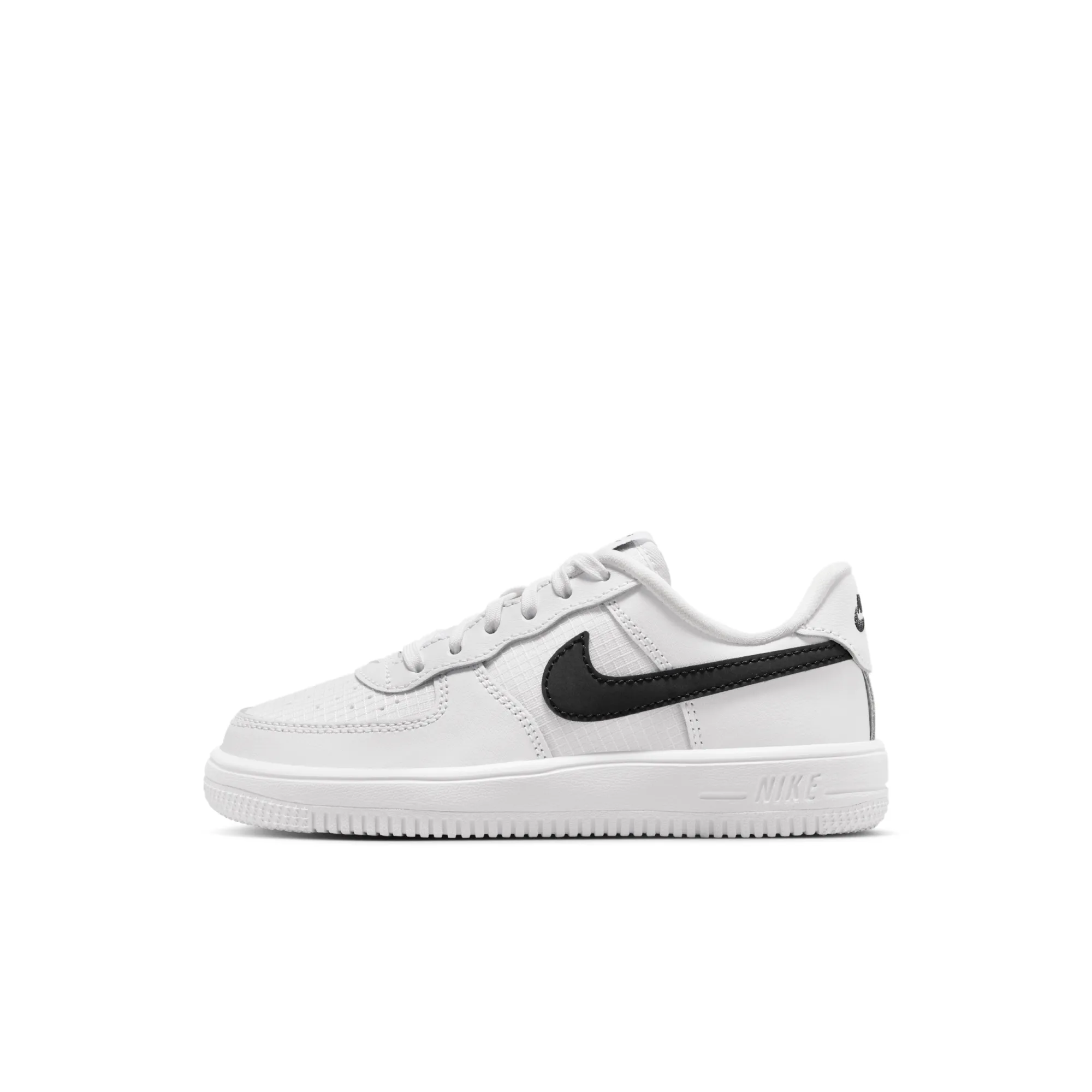 Nike Force 1 Low Tech Younger Kids' Shoes - White