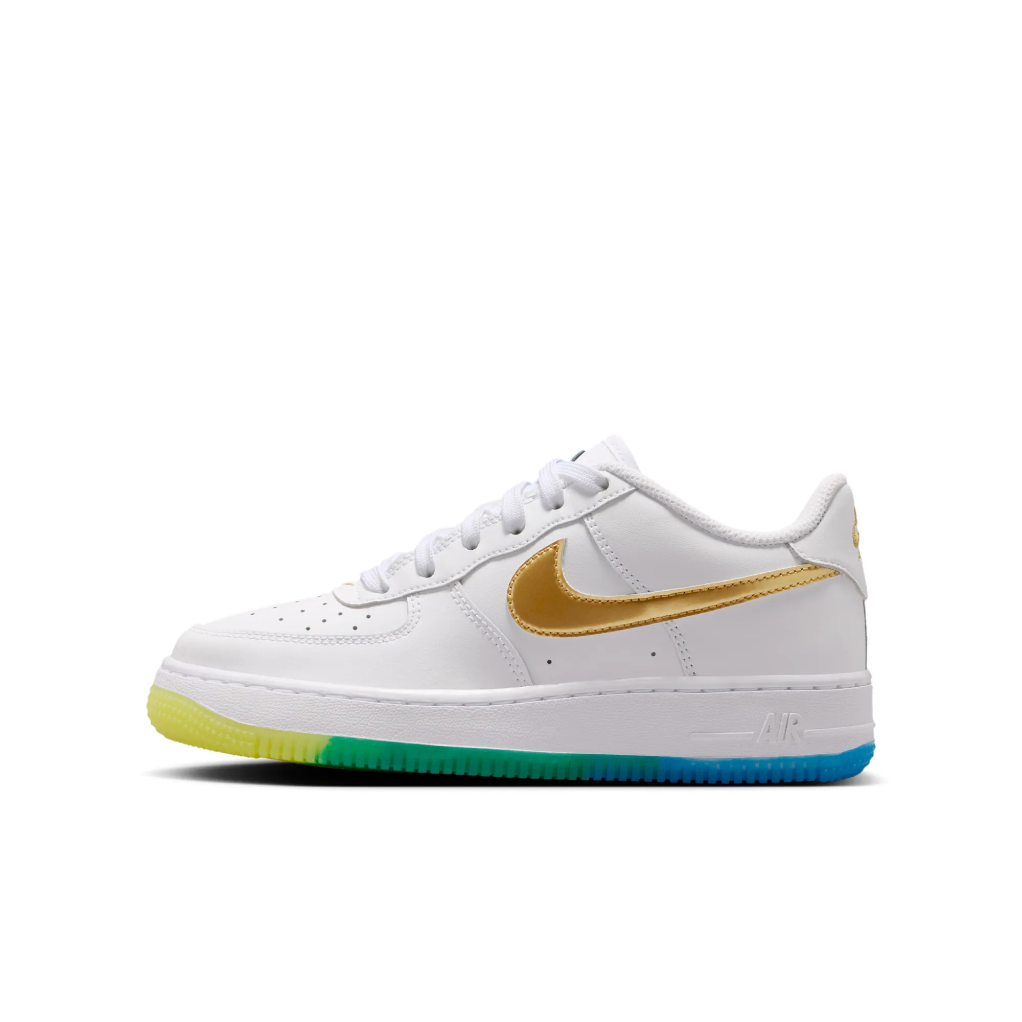 Nike Air Force 1 Older Kids' Shoes - White