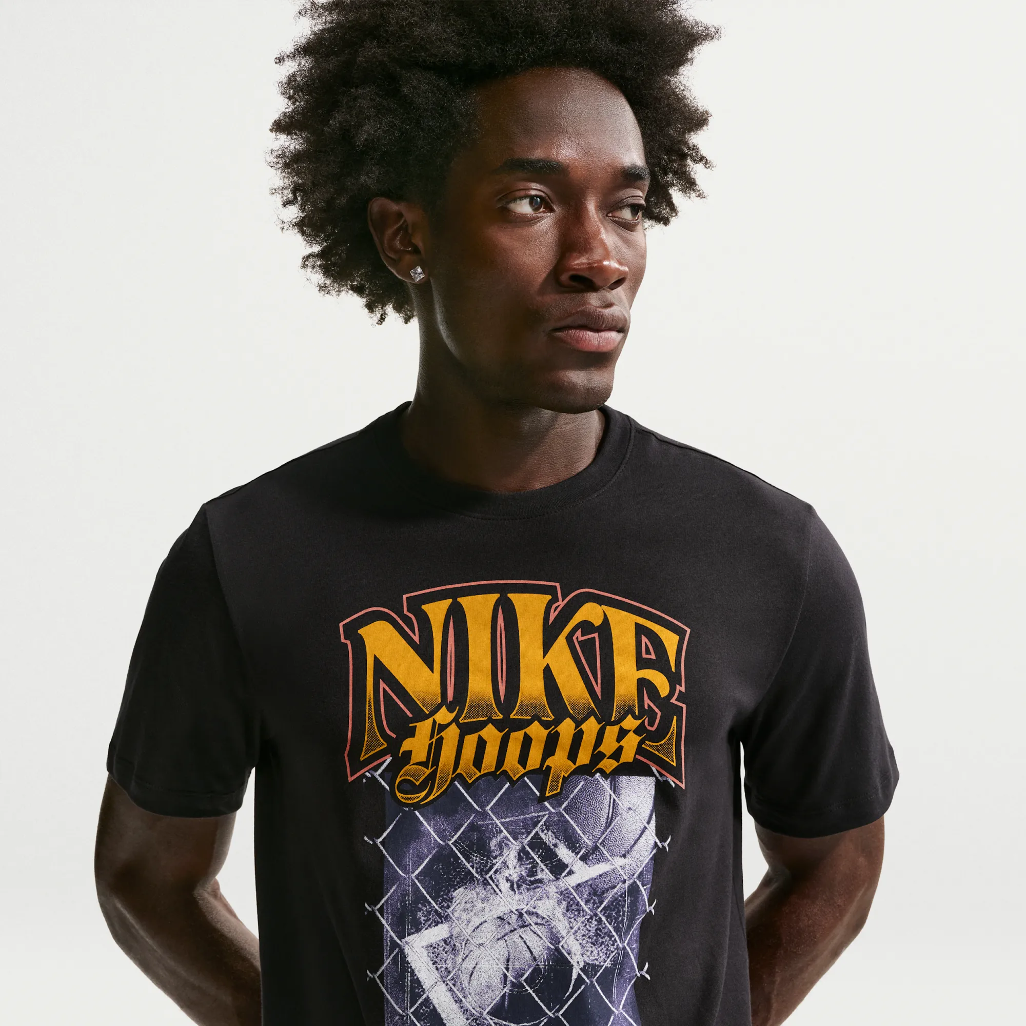Nike Club Men's Basketball T-Shirt - Black - Cotton