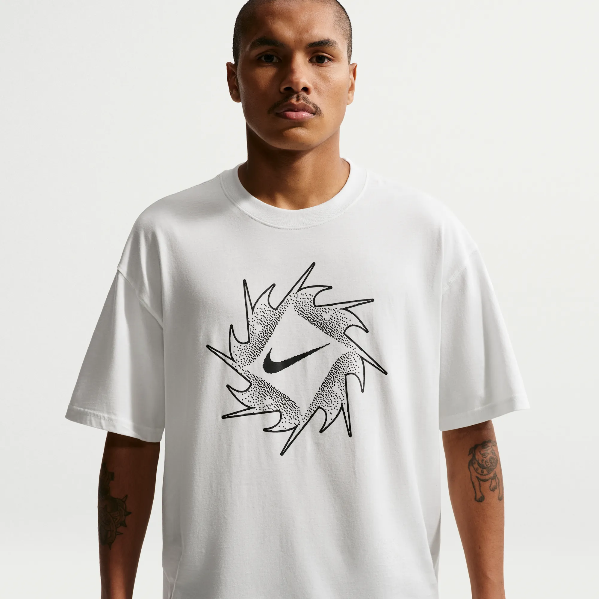 Nike T-Shirt - White - Cotton