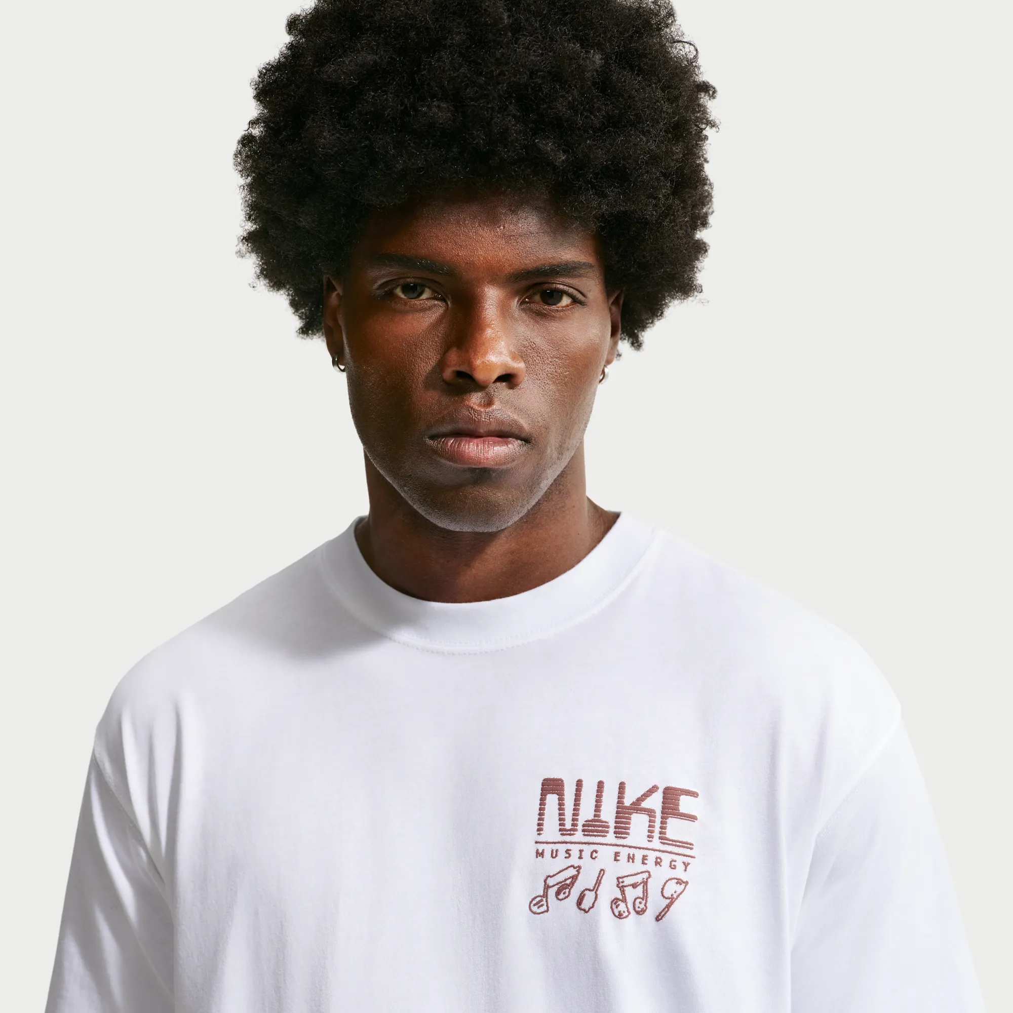 Nike T-Shirt - White - Cotton