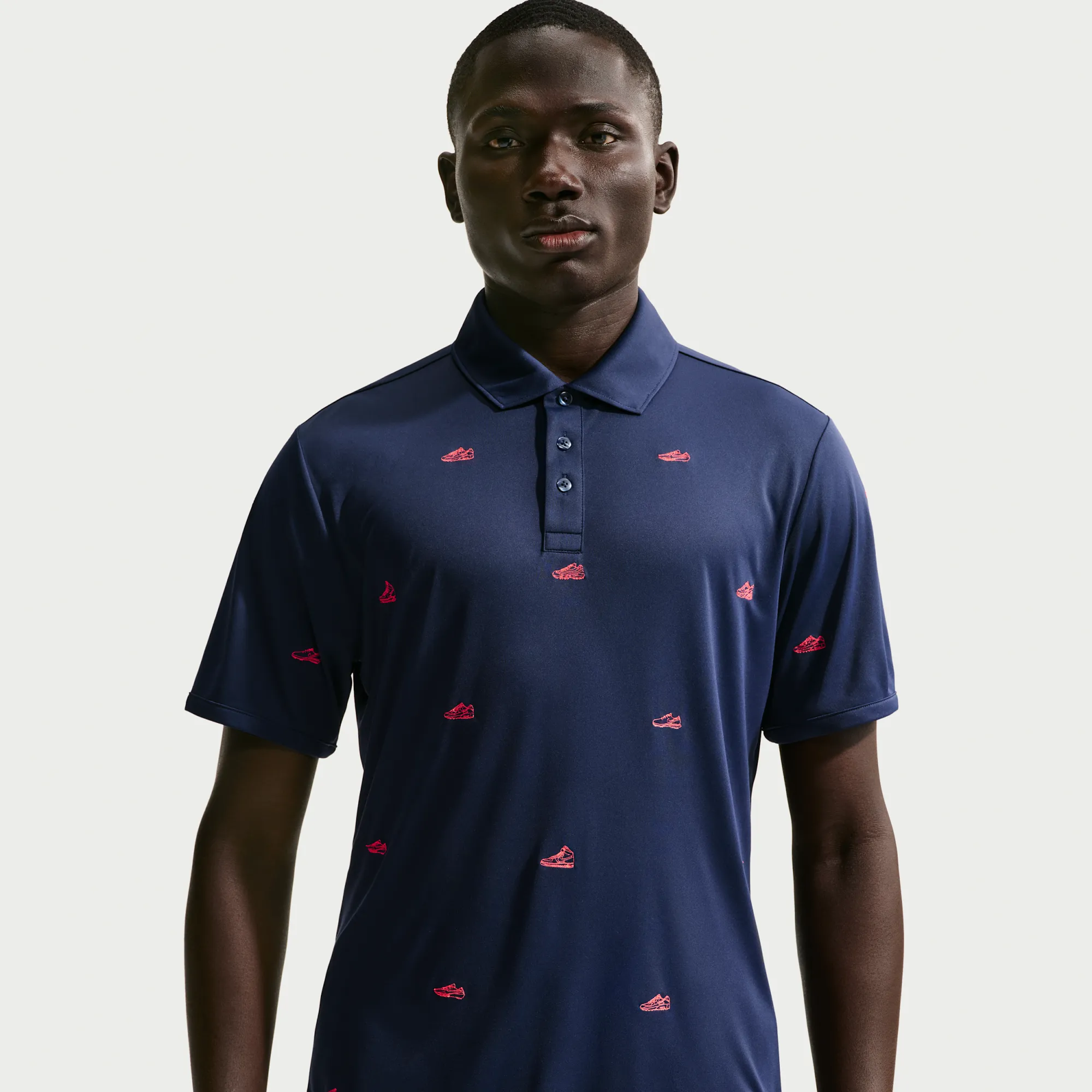 Nike Par Men's Dri-FIT Polo - Blue - Polyester