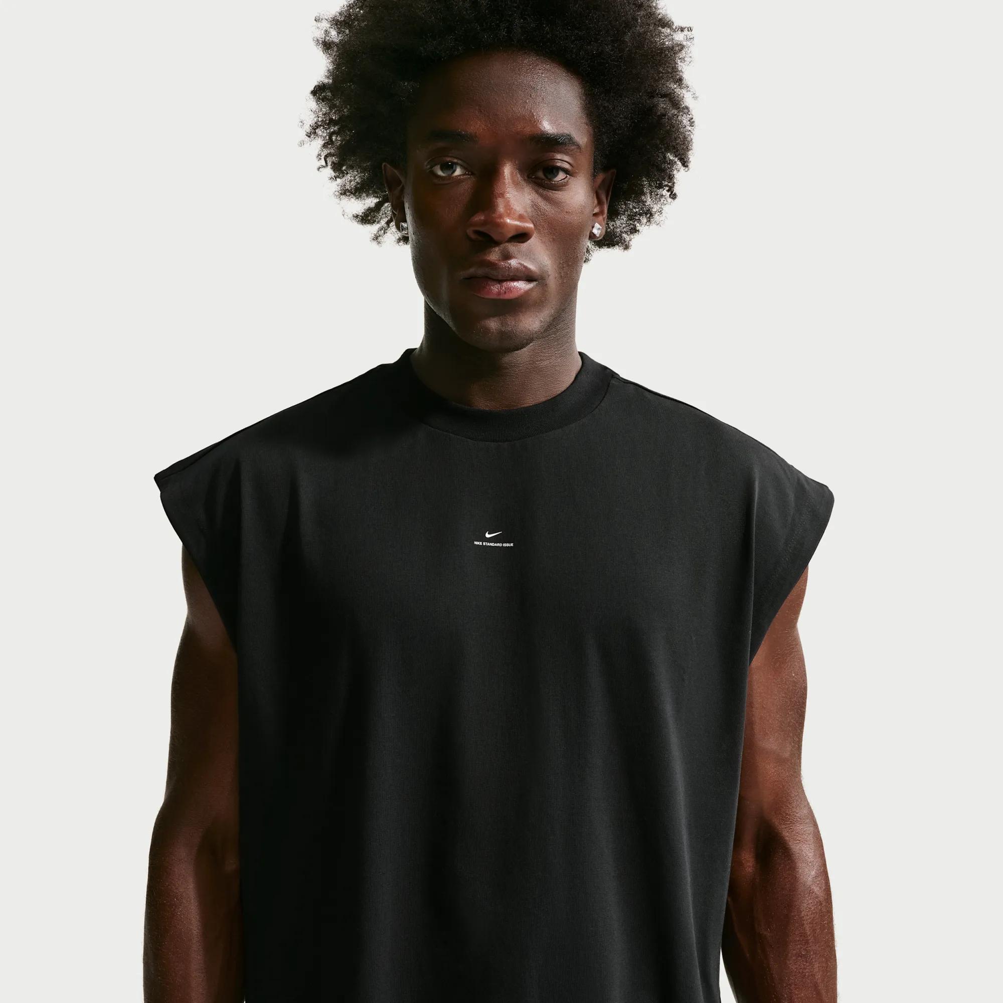 Nike Standard Issue Men's Dri-FIT Game Basketball Sleeveless Top - Black - Hanger Loop