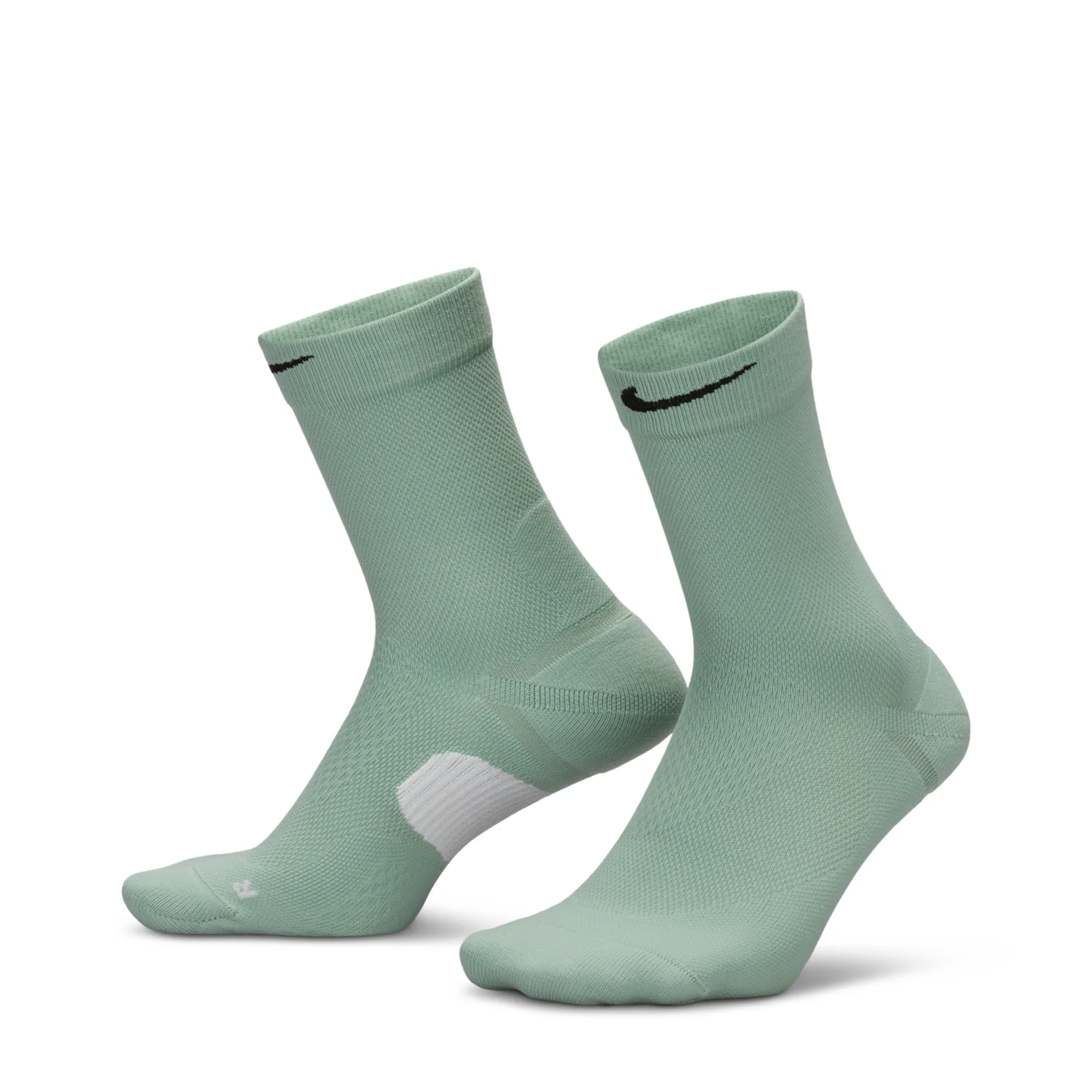 Nike Running Midweight Crew Socks (1 Pair) - Green