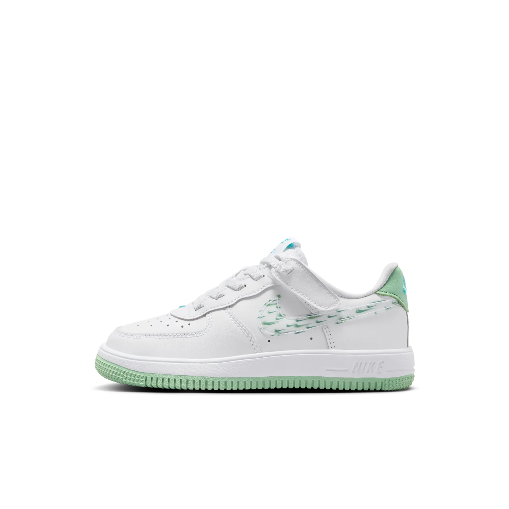Nike Force 1 Low EasyOn Younger Kids' Shoes - White