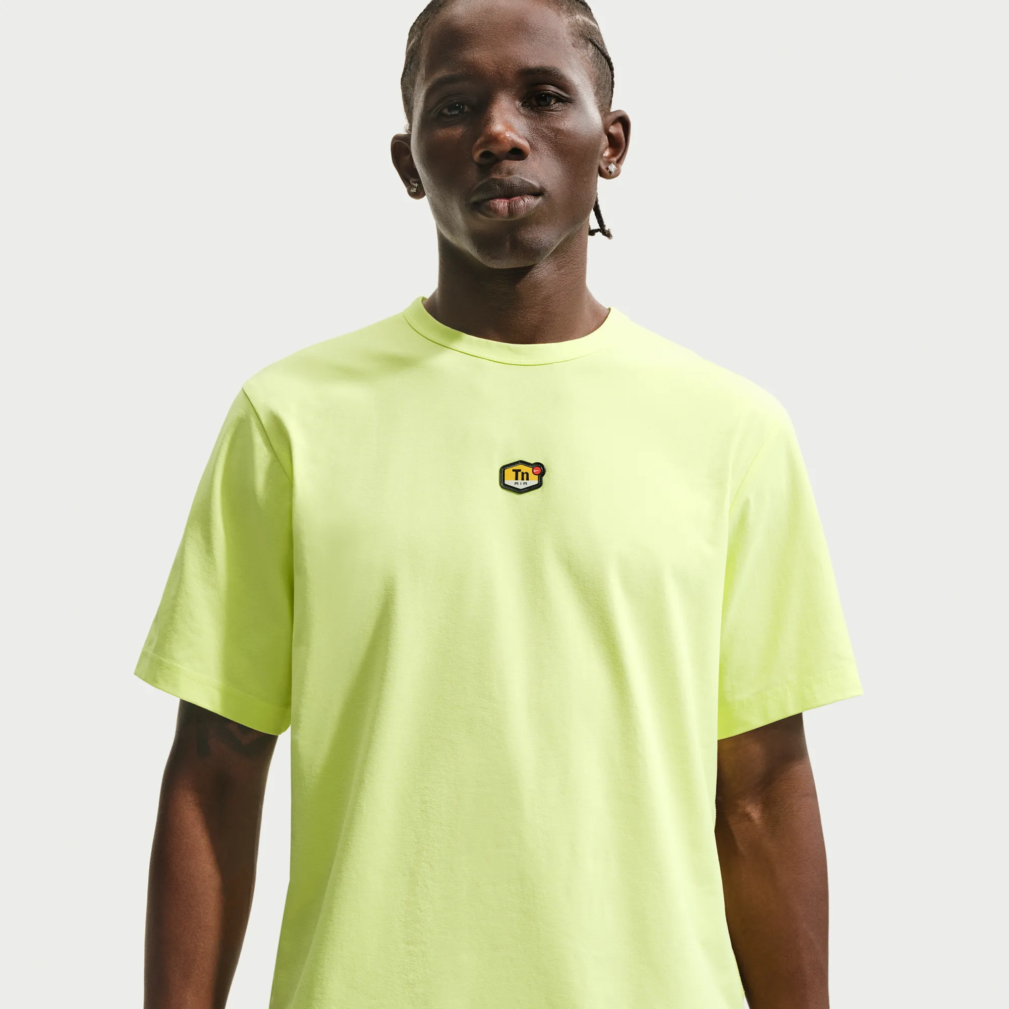 Nike Tuned Air Men's T-Shirt - Yellow - Polyester