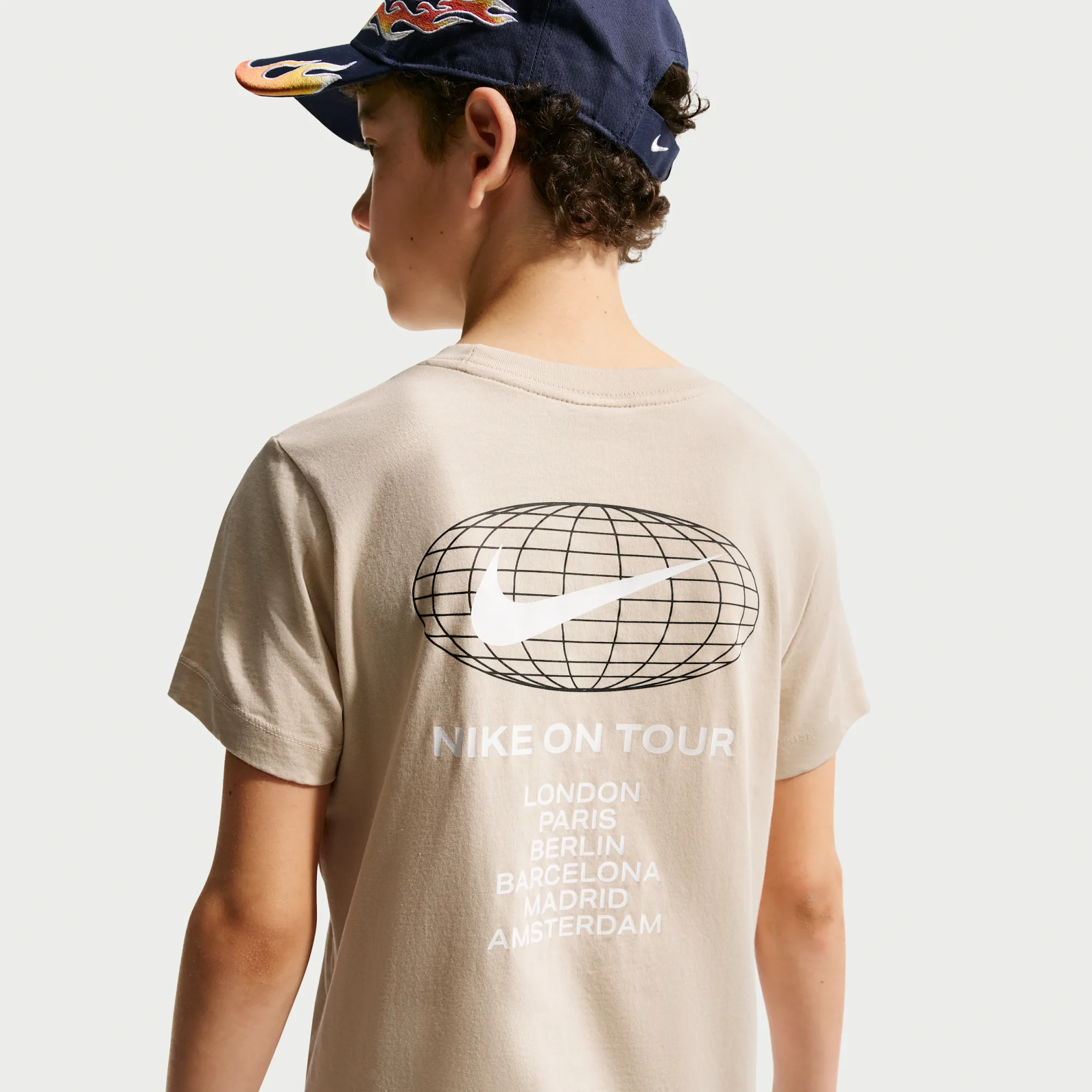 Nike Older Kids' Athletic T-Shirt - Brown