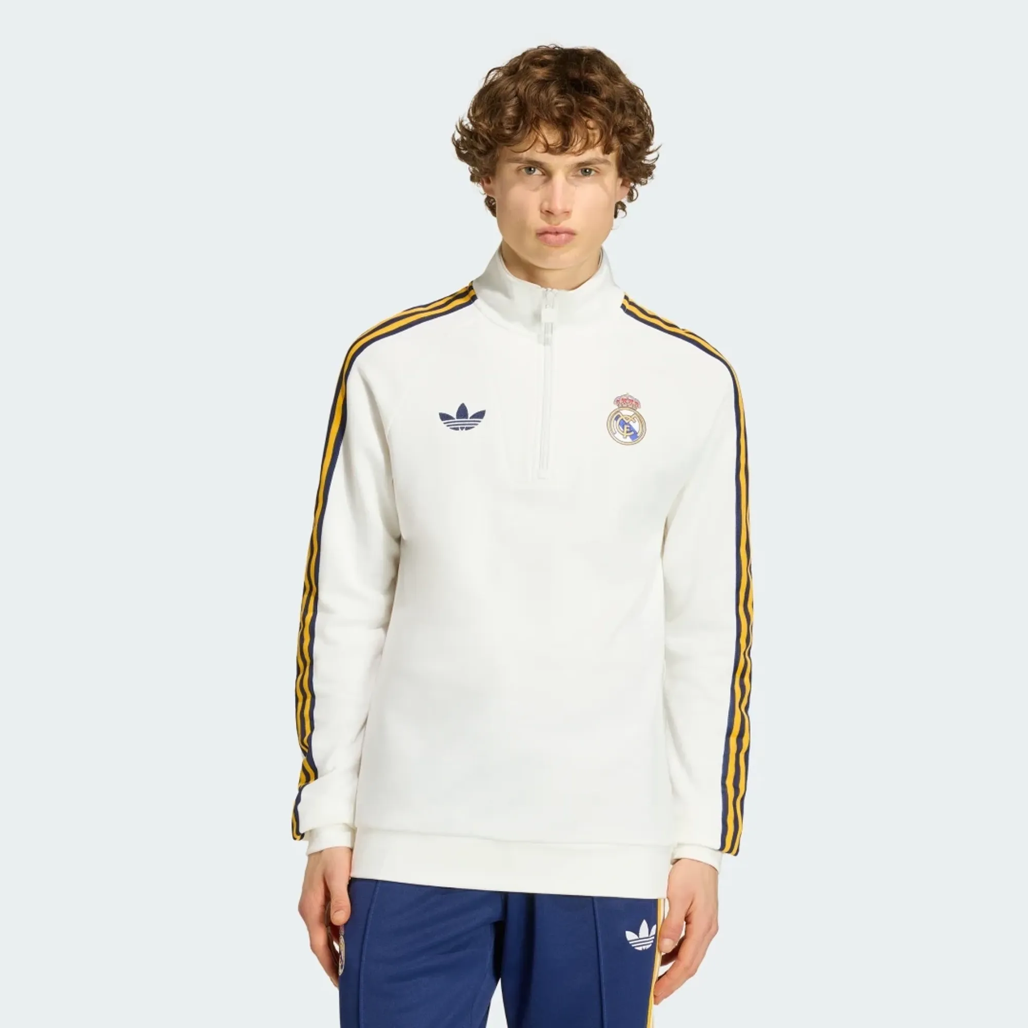 adidas Real Madrid Originals Half Zip Top