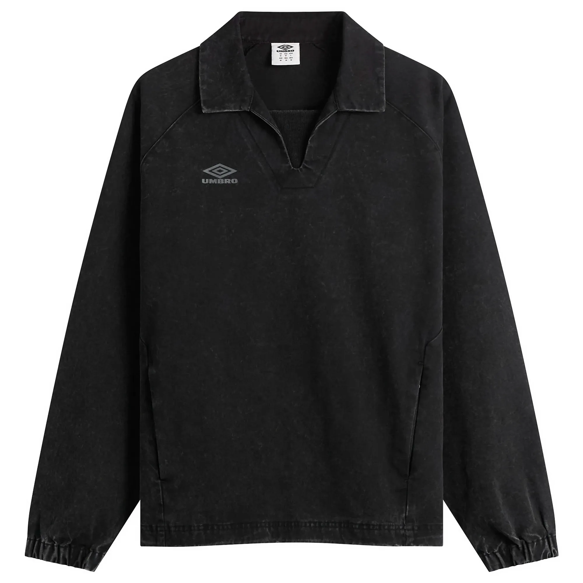 Umbro Men's Washed Drill Top Black/Volcanic Ash
