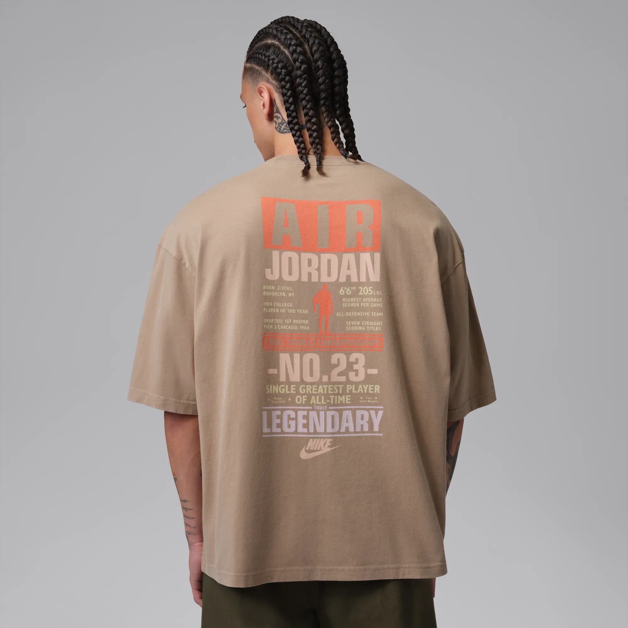 Nike Jordan Flight Men's T-Shirt - Brown