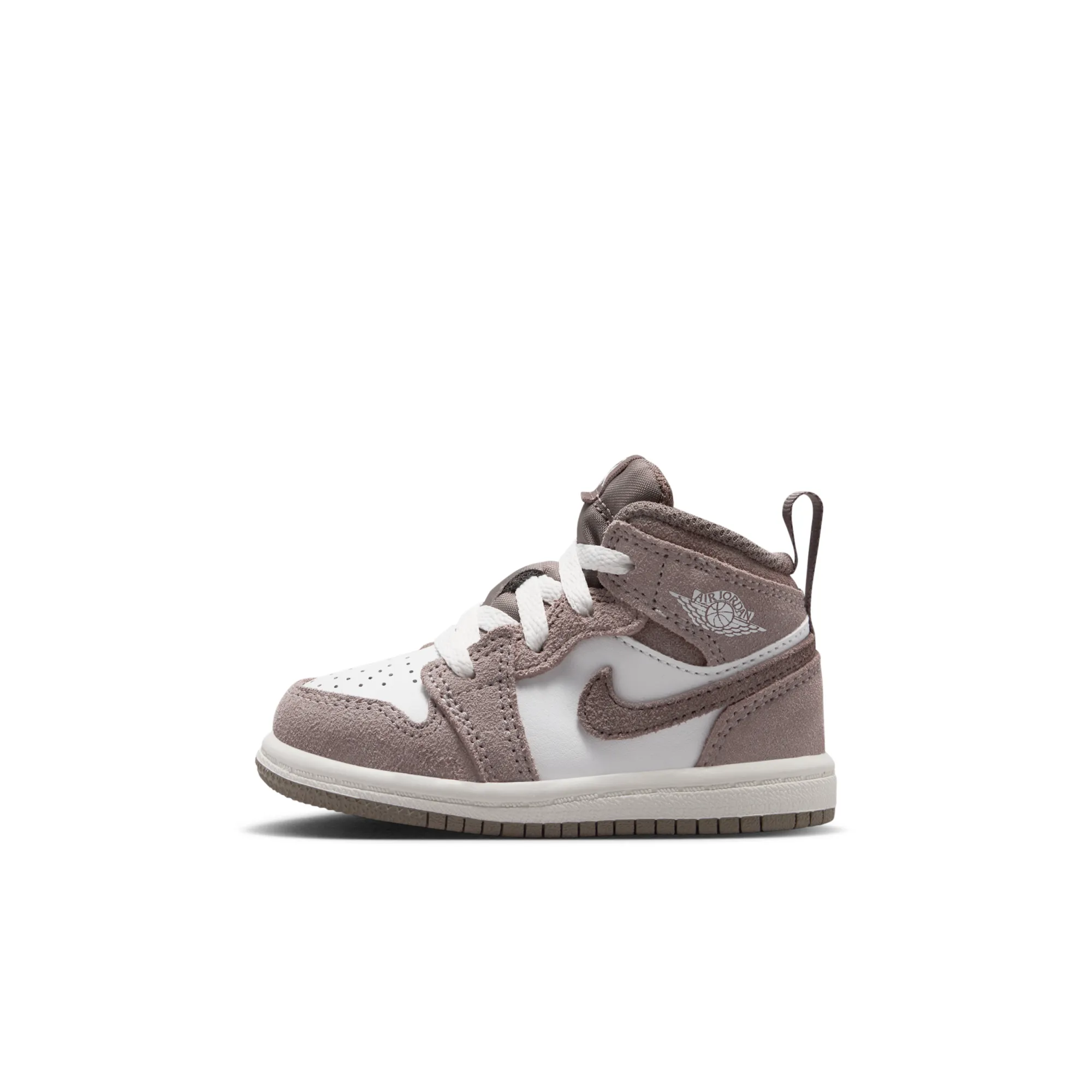 Nike Jordan 1 Mid Baby/Toddler Shoes - Grey