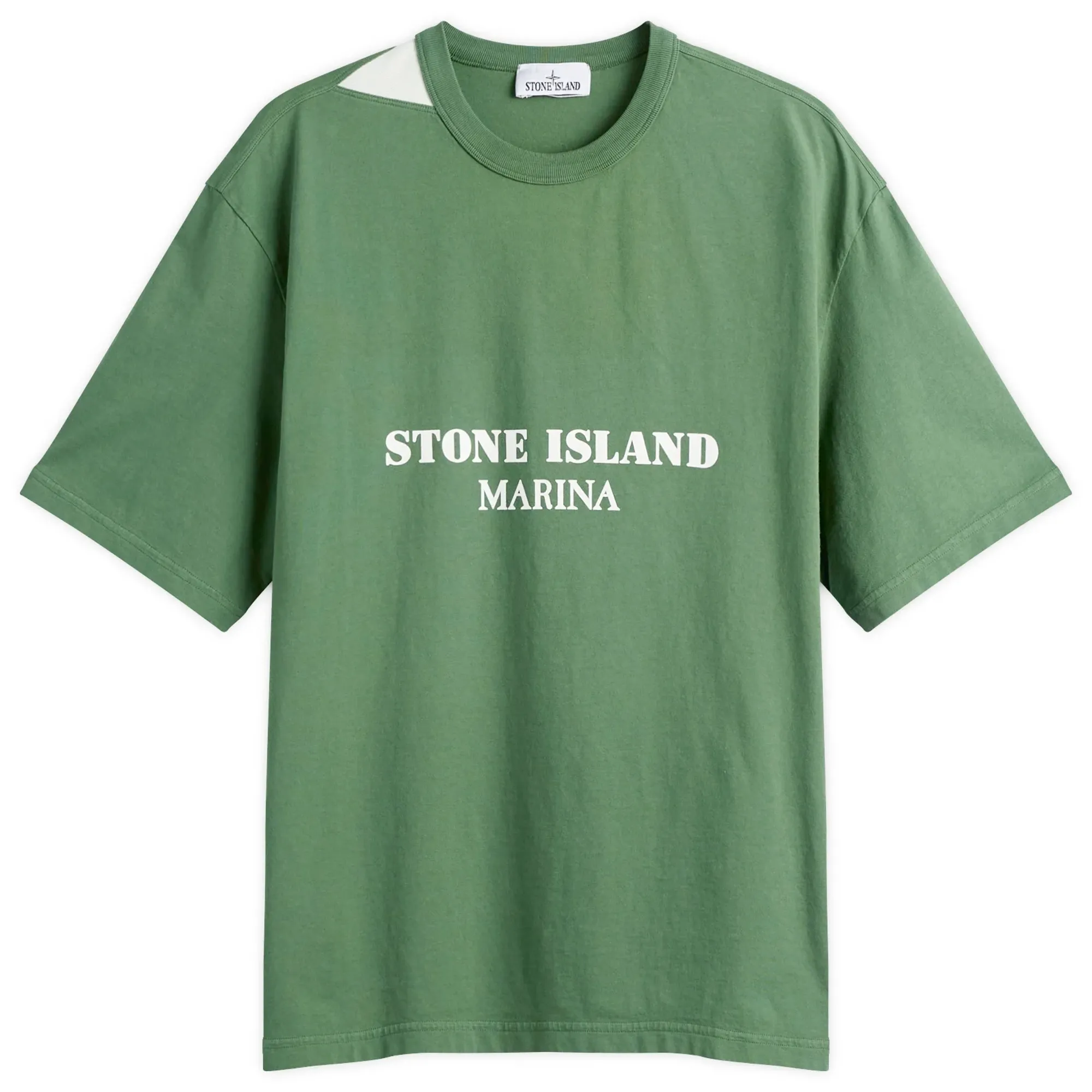 Stone Island Men's Marina Logo T-Shirt Quartz Green