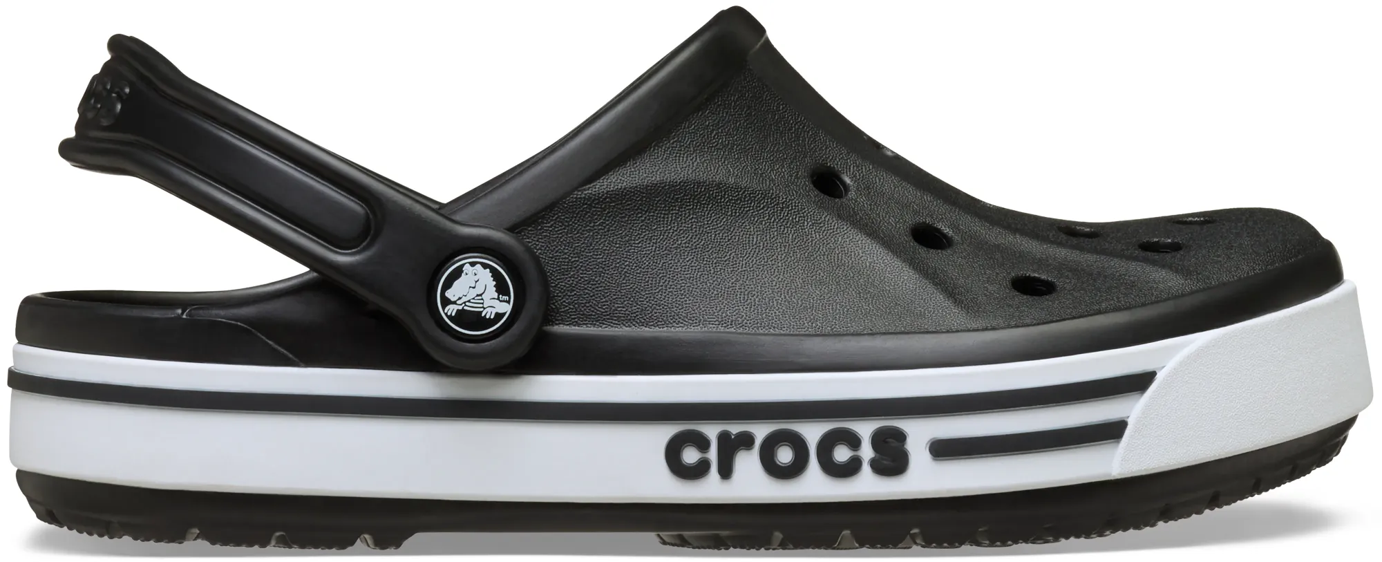 Crocs | Unisex | Bayaband Sport | Clogs | Black / White | W4/M3