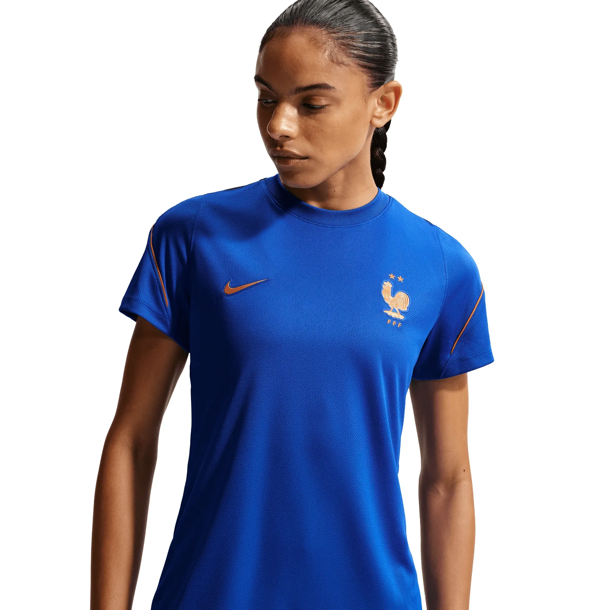 France Nike Strike Training Top - Royal Blue - Womens