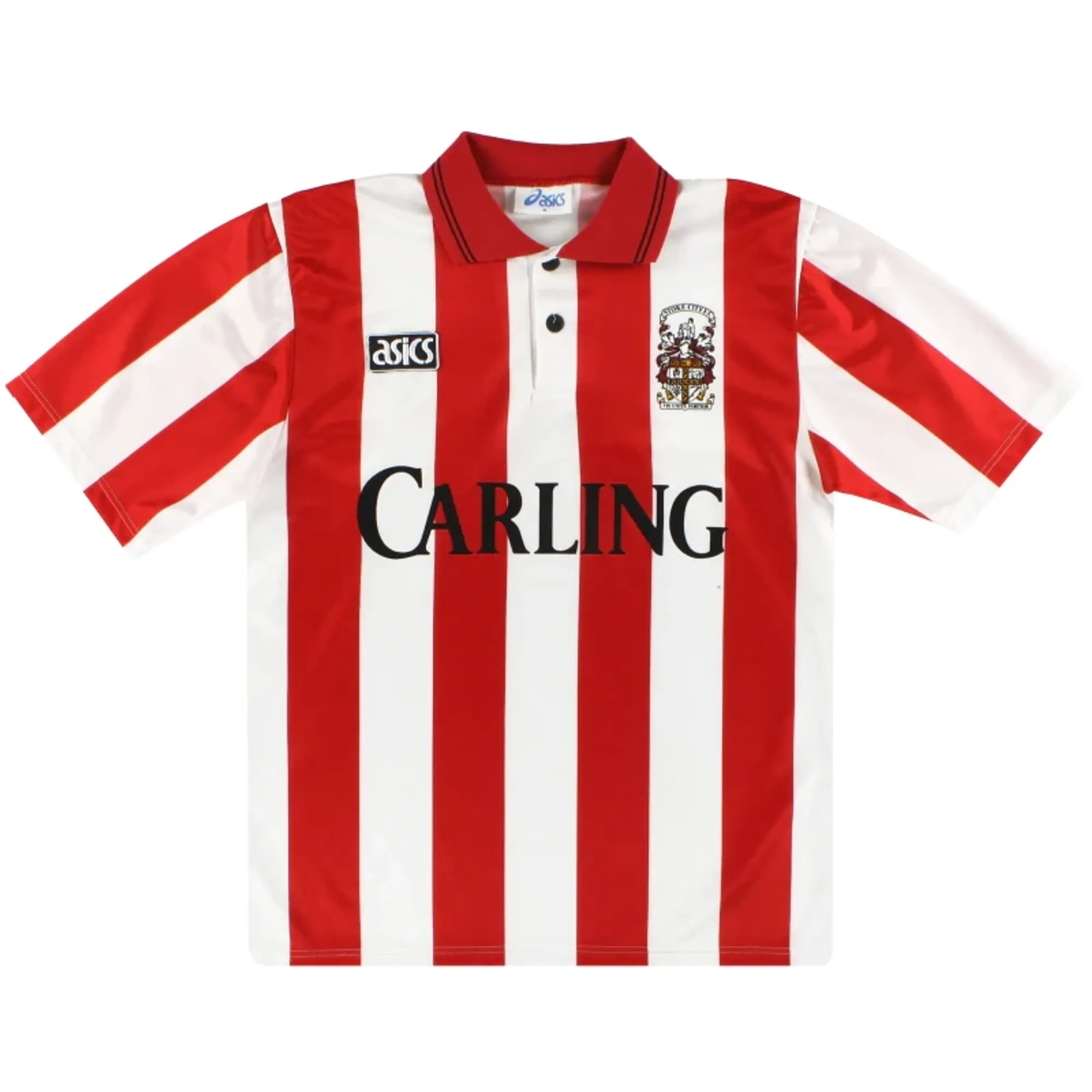 1993-94 Stoke City Asics Home Shirt XL - Stoke City / Excellent 