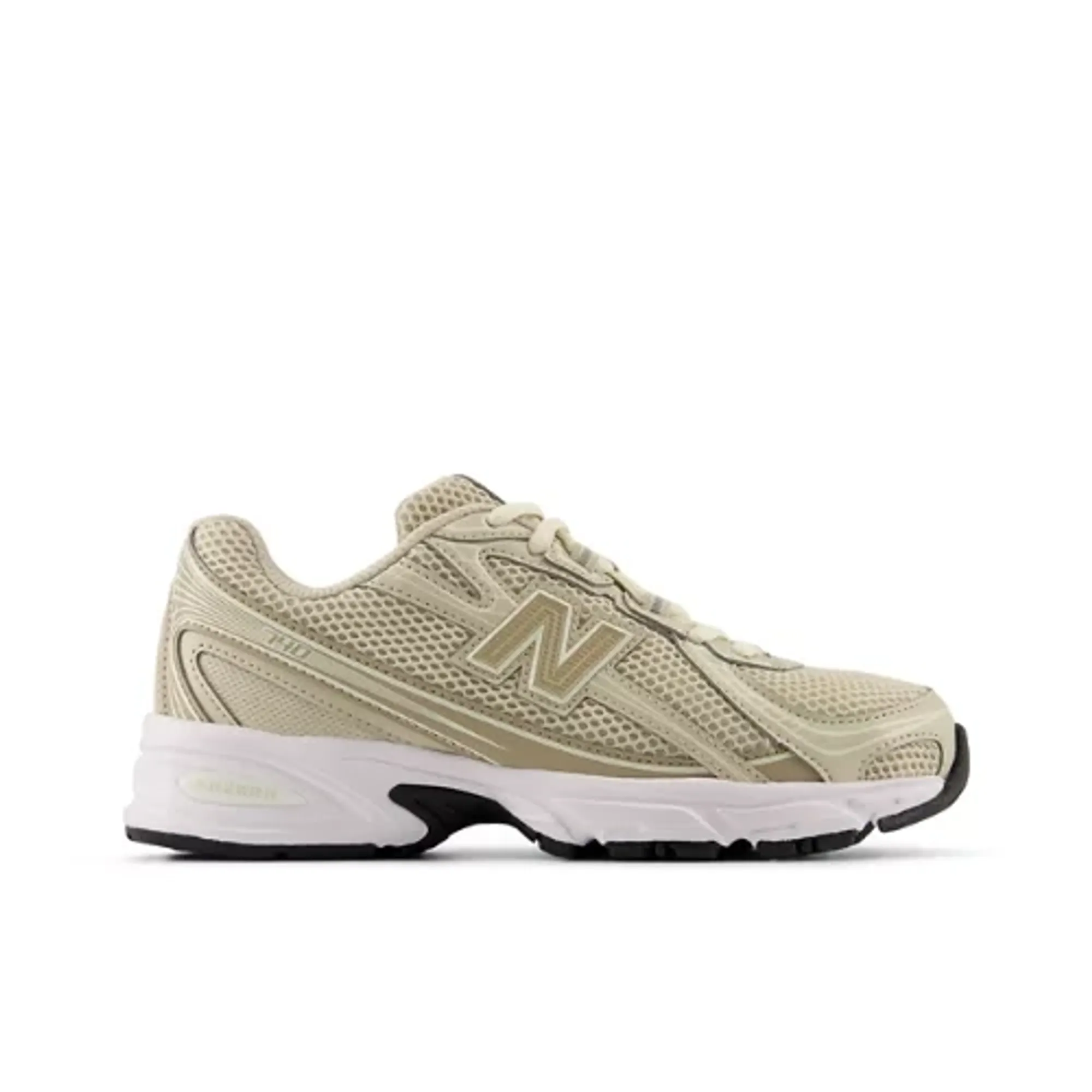 New Balance Kids 740 Lace in Grey/Brown Synthetic