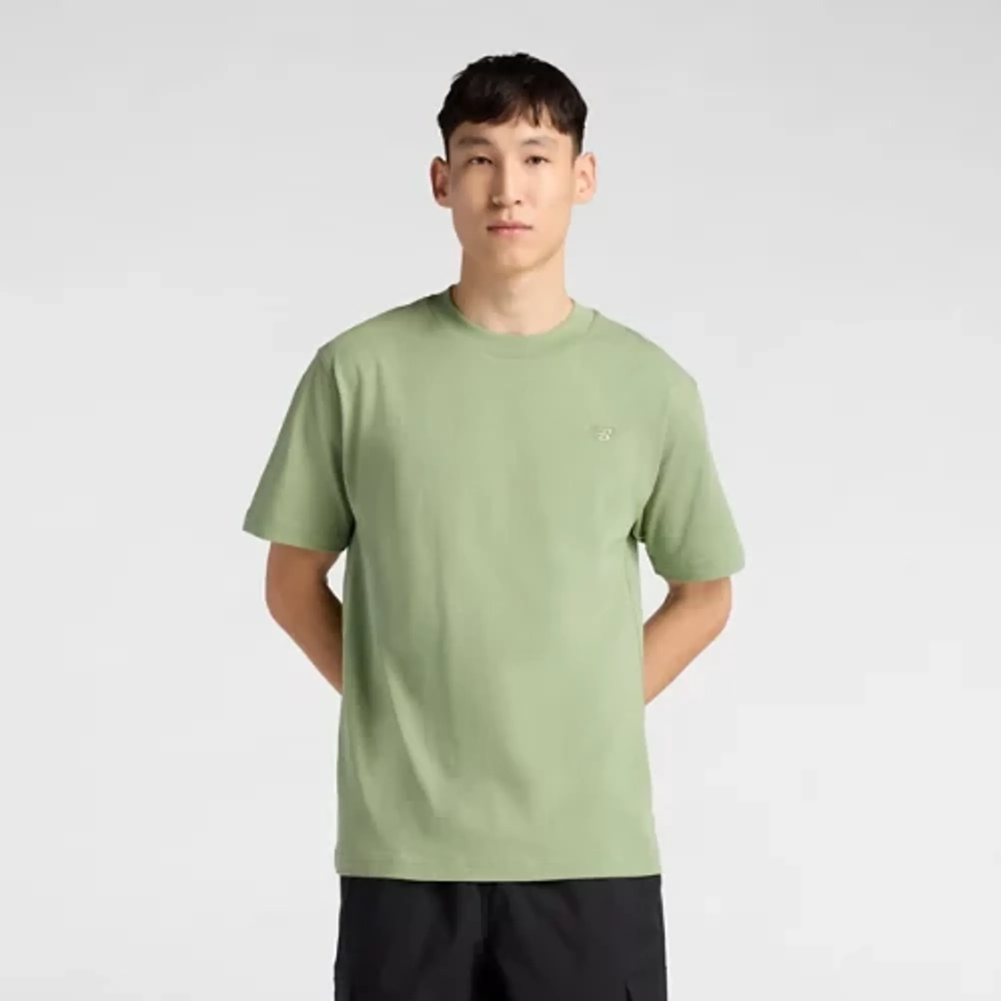 New Balance Men's Athletics Cotton T-Shirt in Green