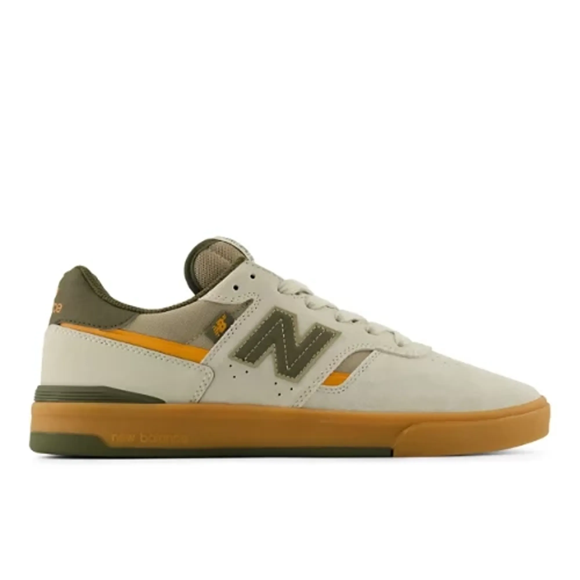 New Balance Unisex NB Numeric Jamie Foy 306 Cup in Grey/Green Suede/Mesh