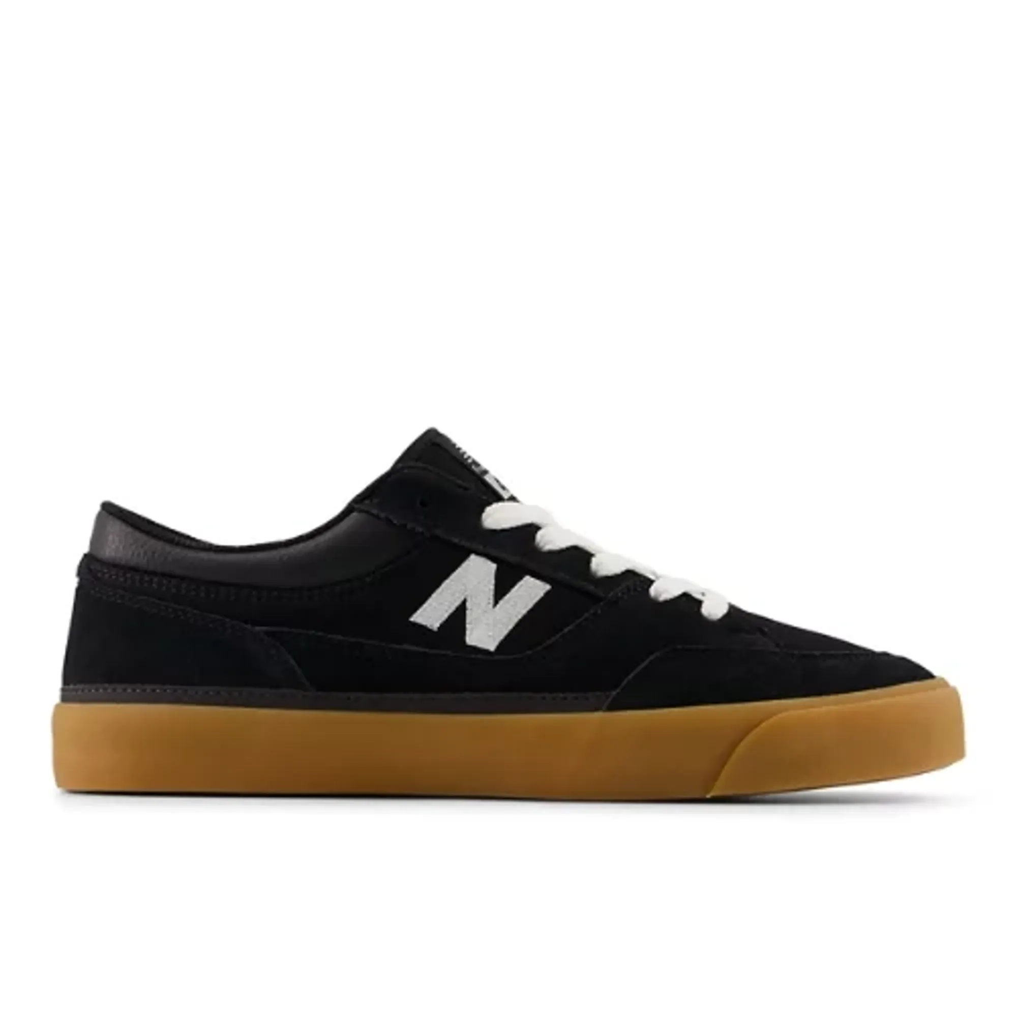 New Balance Unisex NB Numeric Franky Villani 417 Low in Black/White Suede/Mesh