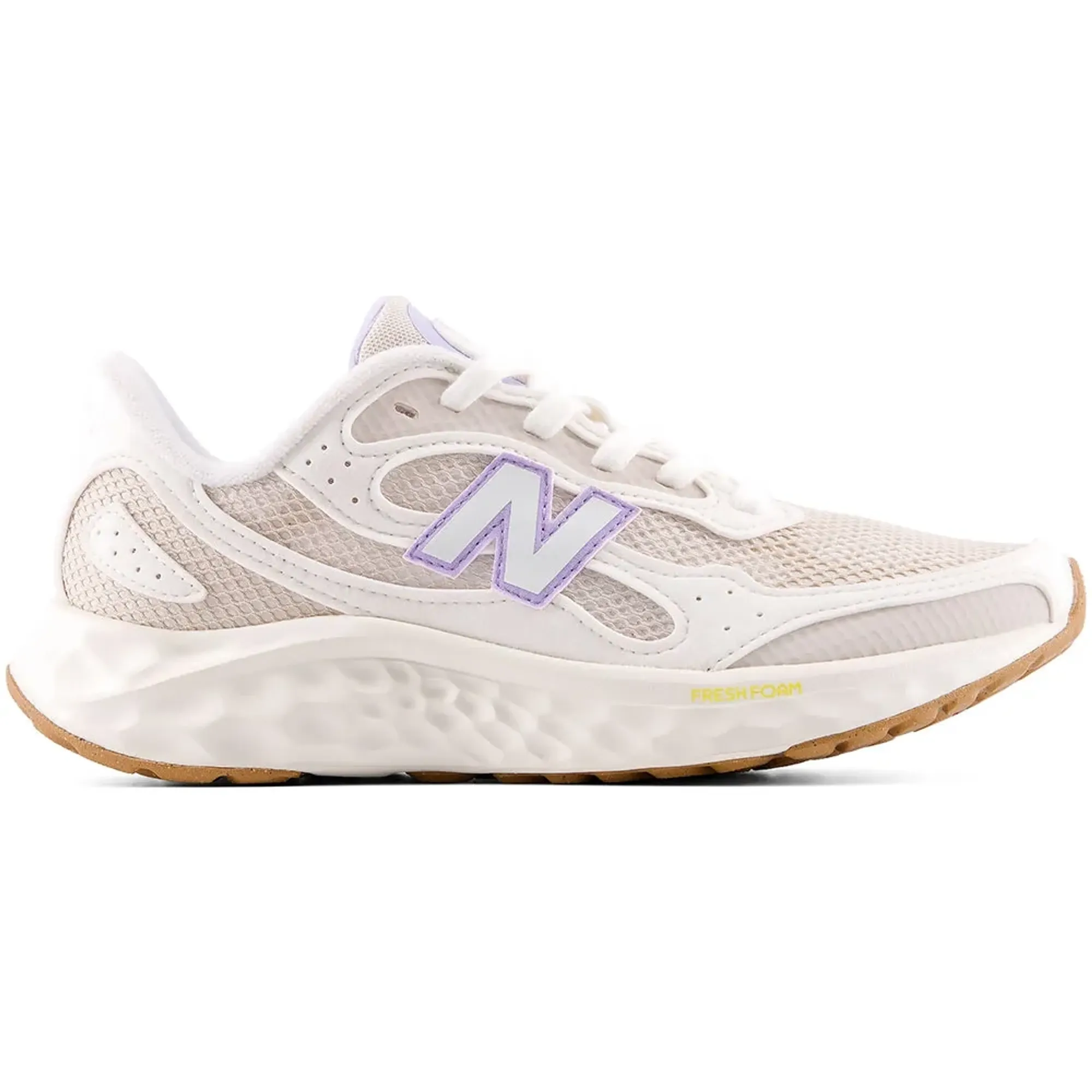 New Balance Women's Arishi v4 in White/Grey/Purple Synthetic