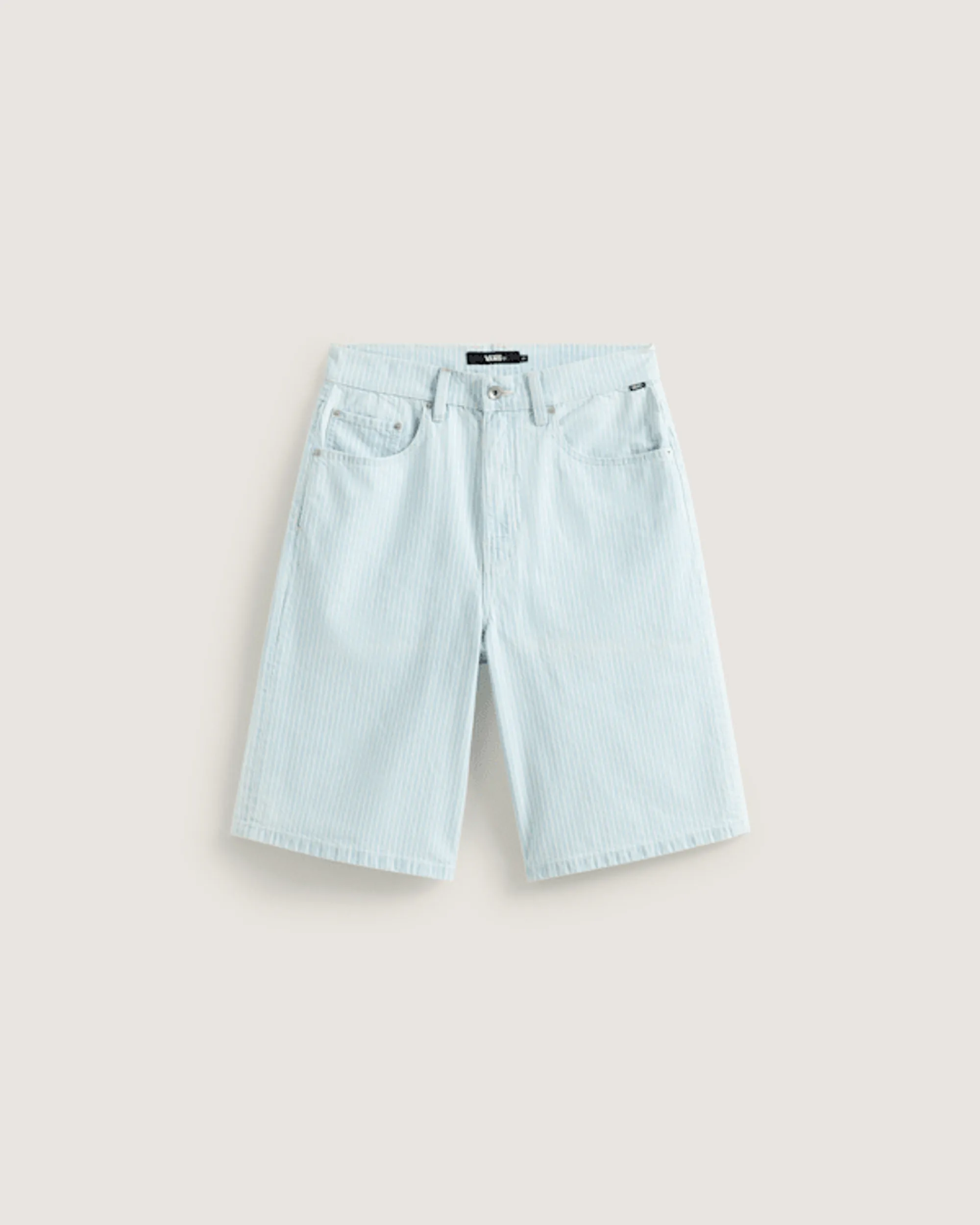 Vans - Check-5 Baggy Denim Shorts, Man, Grey