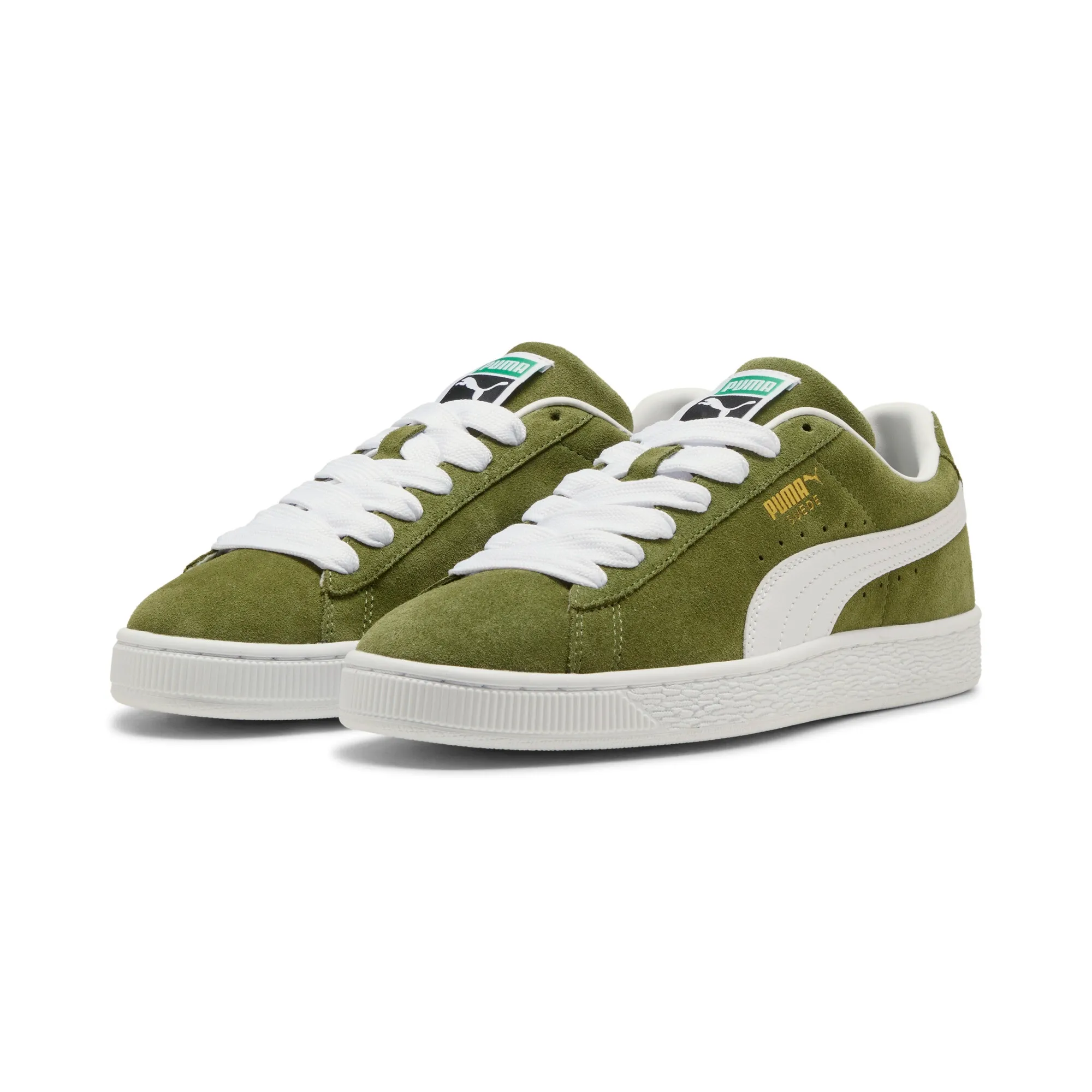 PUMA Suede Classic Sneakers Unisex in Green | Size 10