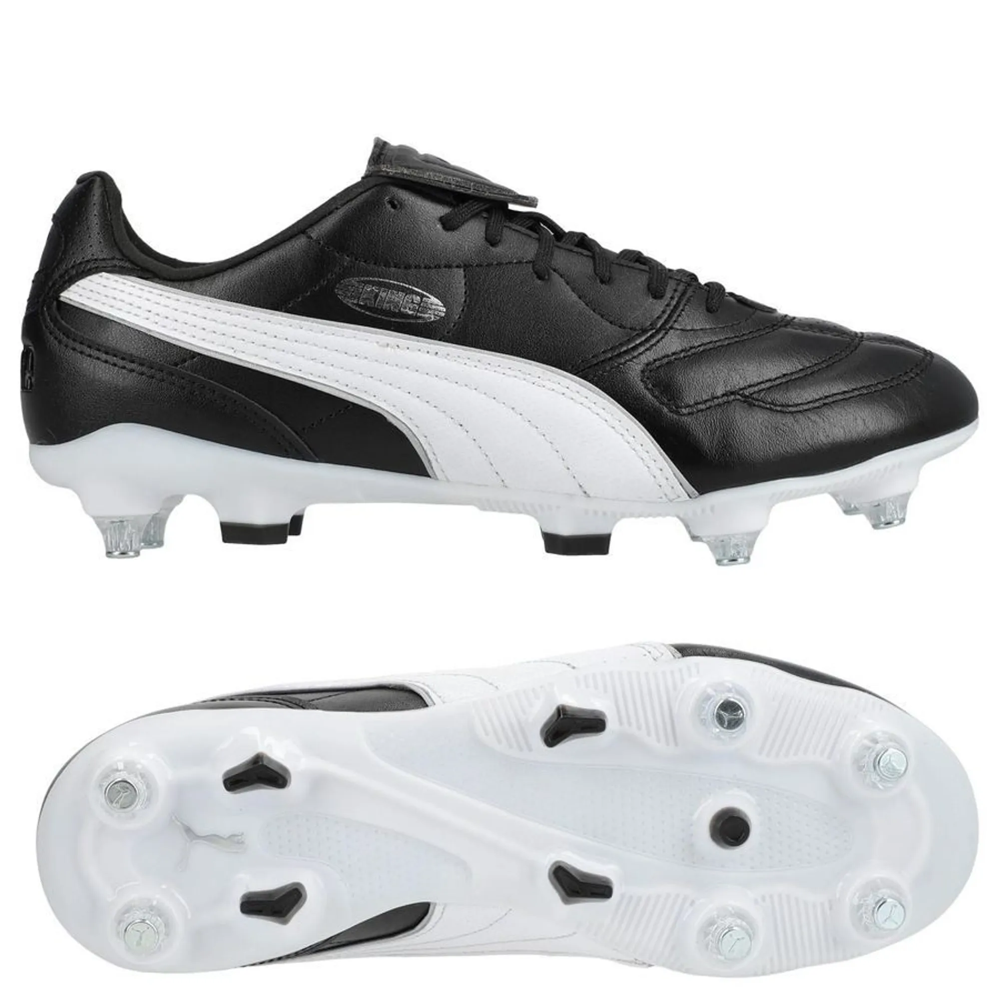 Puma King Liga Sg - Puma Black/Puma White/Puma Silver - ['Black']