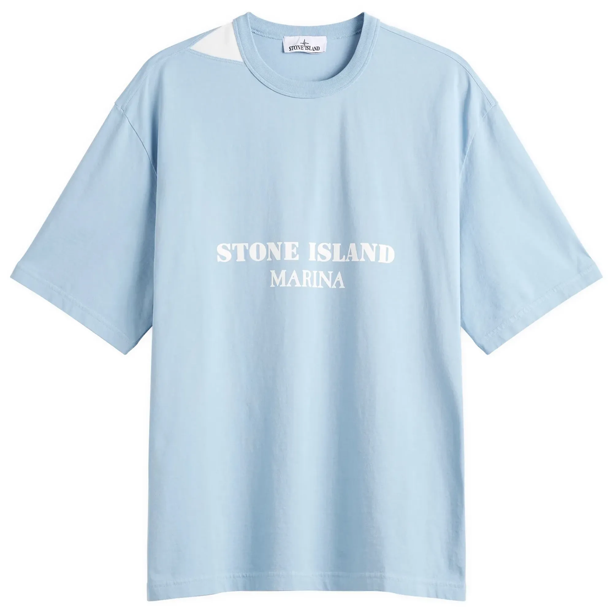 Stone Island Men's Marina Logo T-Shirt Dust Blue