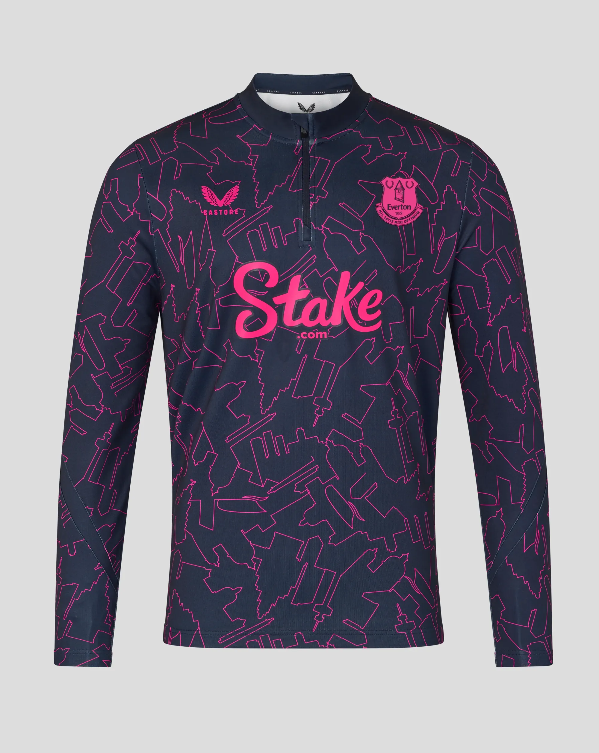 Castore Everton Fc 25/26 Men's At Night Pre Match Midlayer