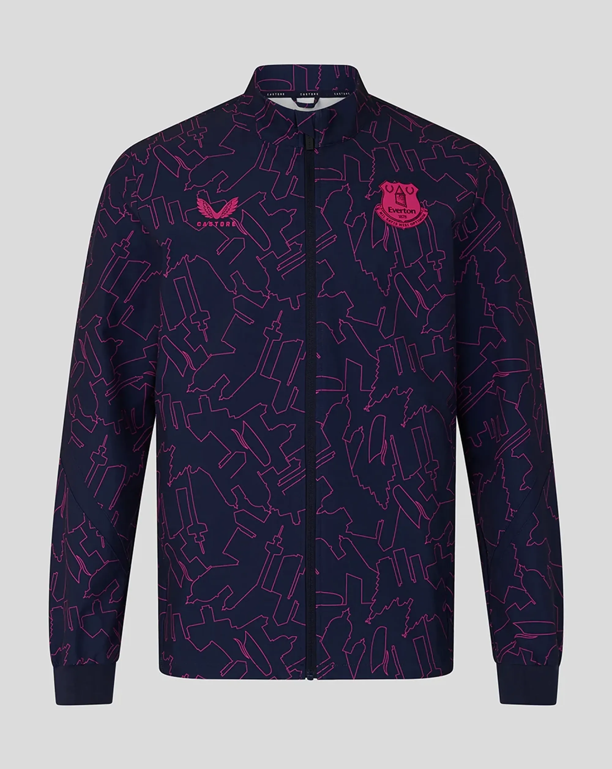Castore Everton Fc 25/26 Men's At Night Pre Match Jacket