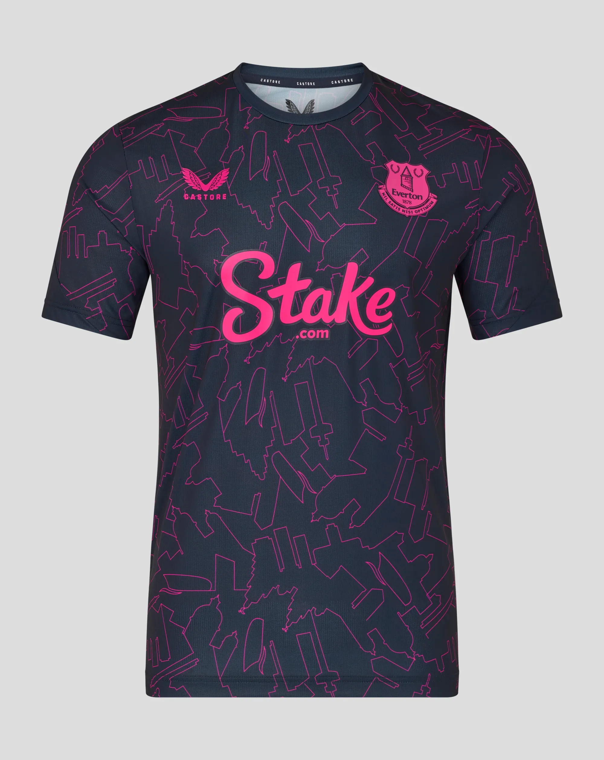 Castore Everton Fc 25/26 Men's At Night Pre Match T-shirt