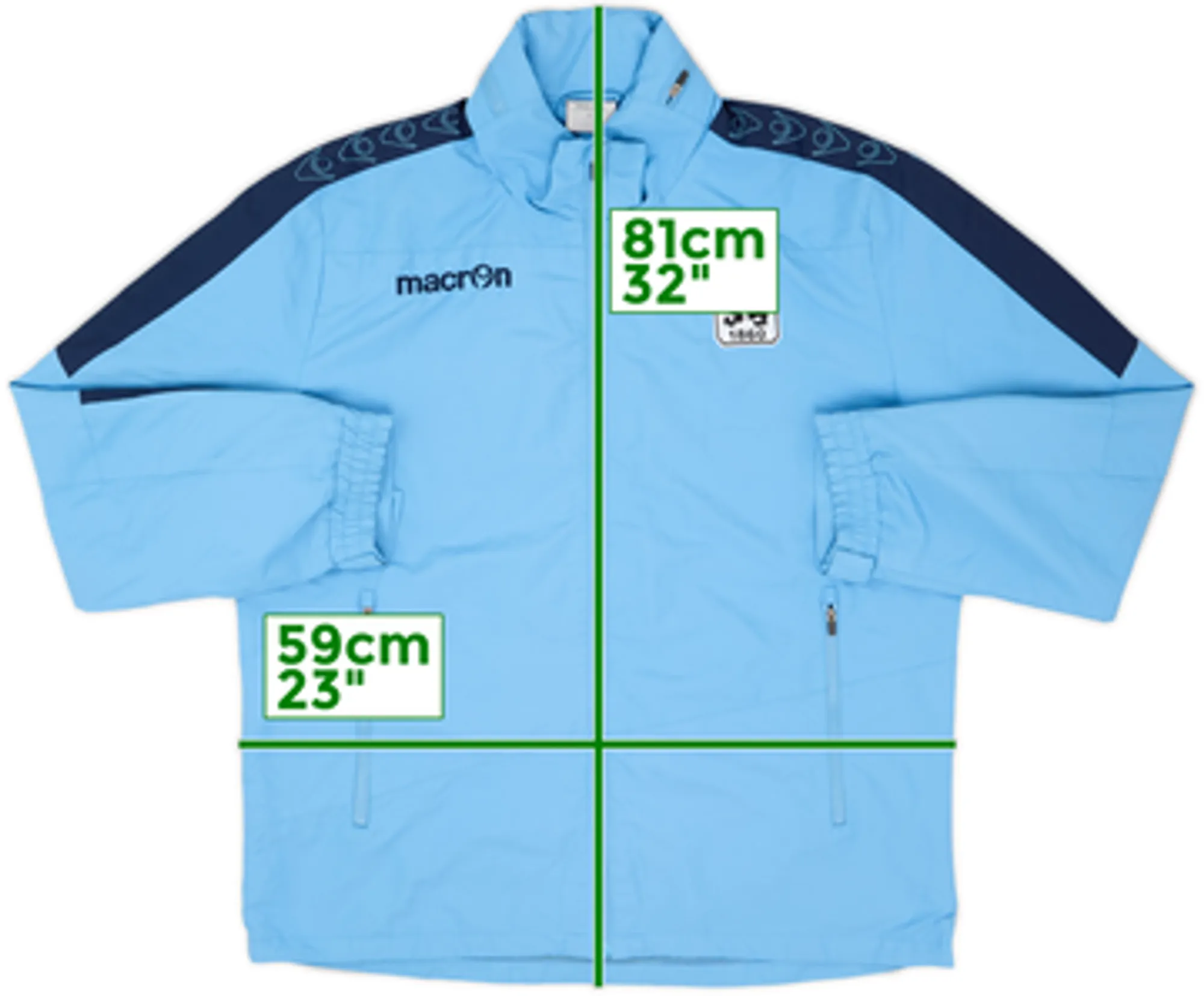 2019-20 1860 Munich Macron Hooded Track Jacket - 8/10 - (L)