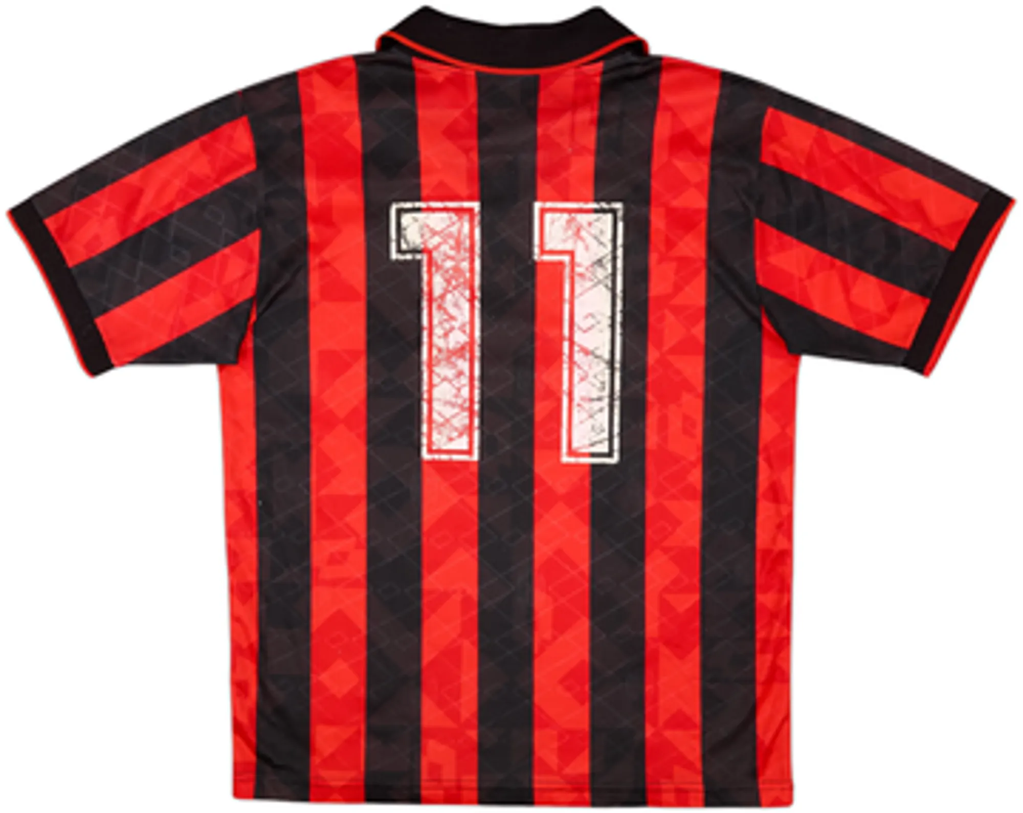 1995-96 AC Milan Home Shirt #11 - 6/10 - (L)